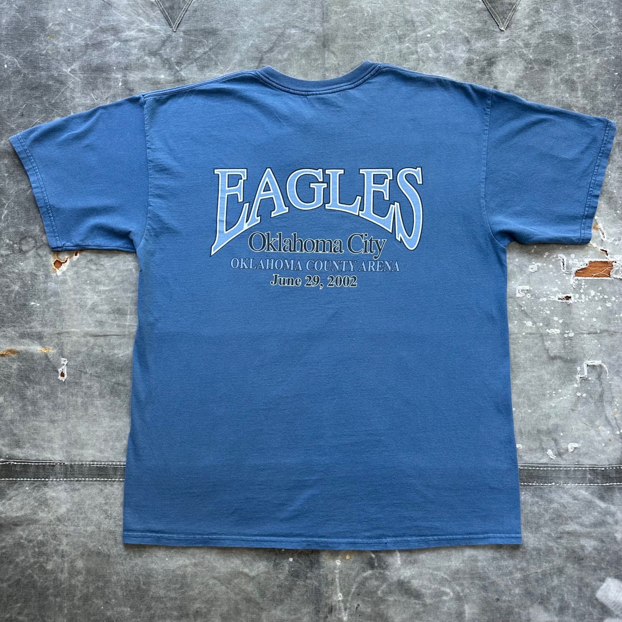 Band Tees × Vintage Vintage 2002 Eagles OKC Show Band Tour Shirt Size US XL / EU 56 / 4 - 2 Thumbnail