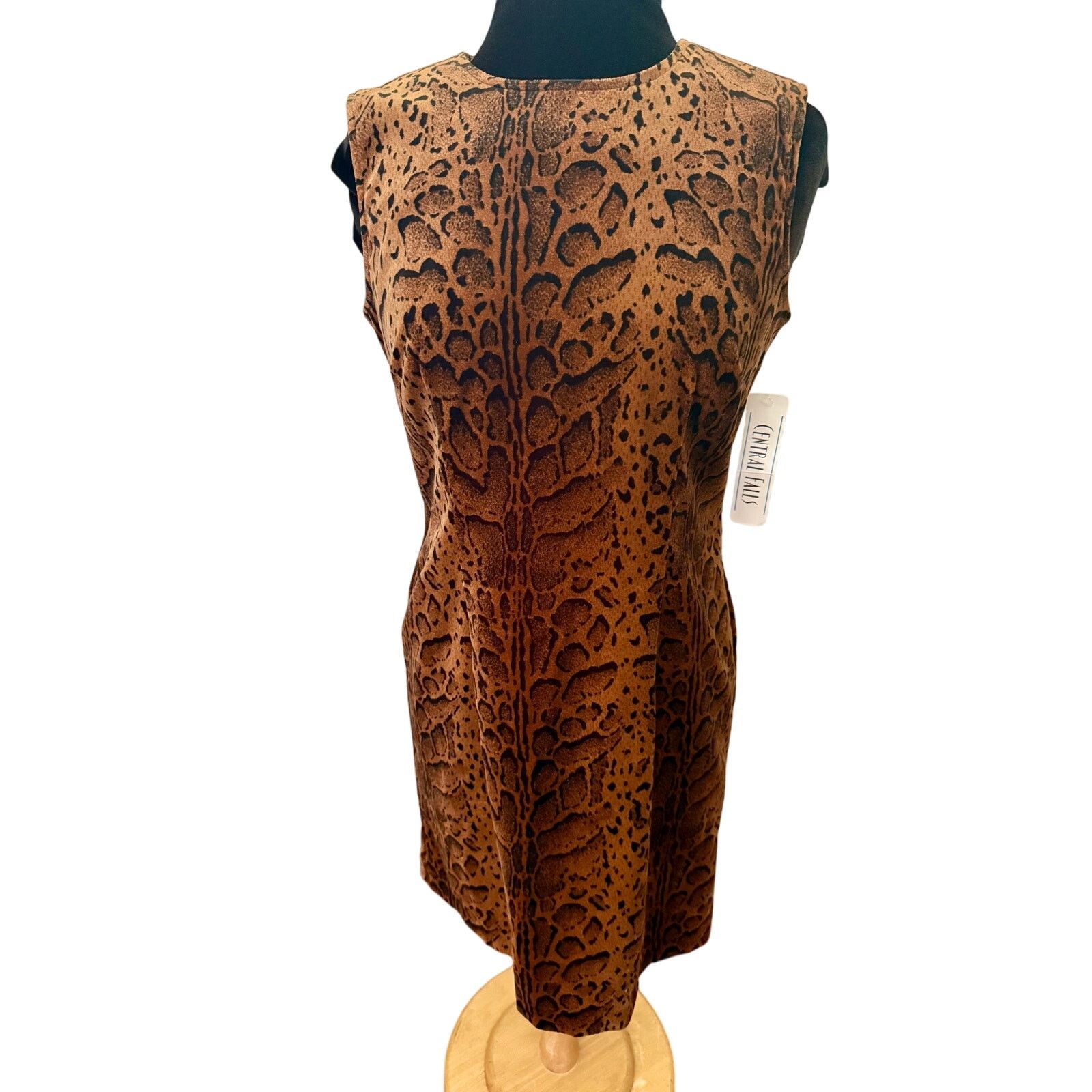 Vintage Vintage 90’s Dead stock Central Falls Leopard Dress Small Size S / US 4 / IT 40 - 1 Thumbnail