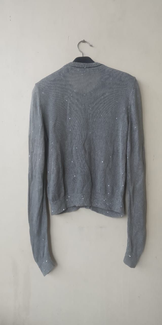 Brunello Cucinelli Brunello cucinelli gliter cardigan Size L / US 10 / IT 46 - 9 Thumbnail