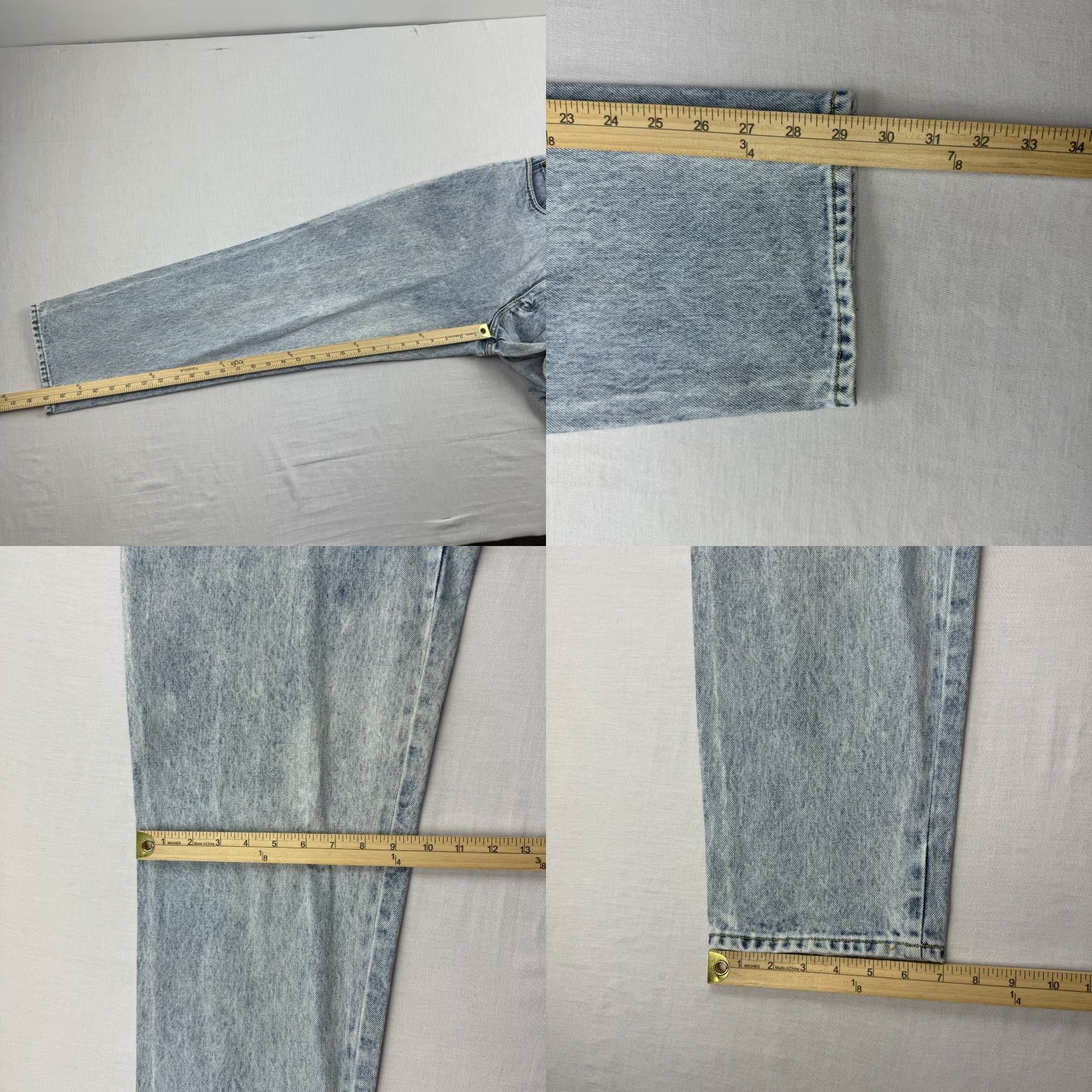 Vintage VINTAGE LizWear Jeans Womens 12 Blue High Waist Mom Jeans 90s Grunge Light Wash Jeans 90s Womens Size 34" / US 12 / IT 48 - 8 Thumbnail