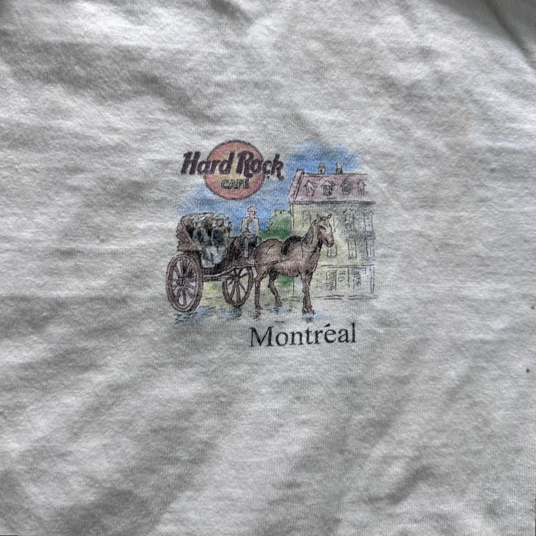 Hard Rock Cafe VINTAGE Hard Rock Cafe Montreal Shirt Mens L White Graphic Tee 90s Canada Size US L / EU 52-54 / 3 - 3 Thumbnail