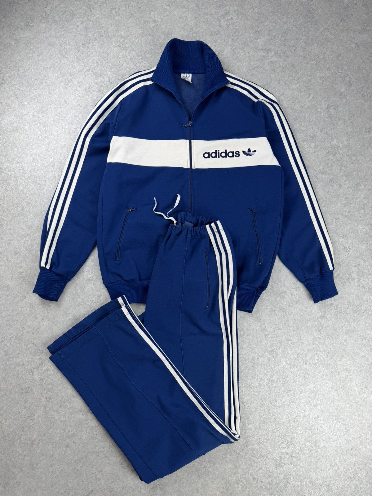 Adidas Vintage Adidas Tracksuit Jacket/ Pants Made in Yugoslavia Size US M / EU 48-50 / 2 - 1 Thumbnail