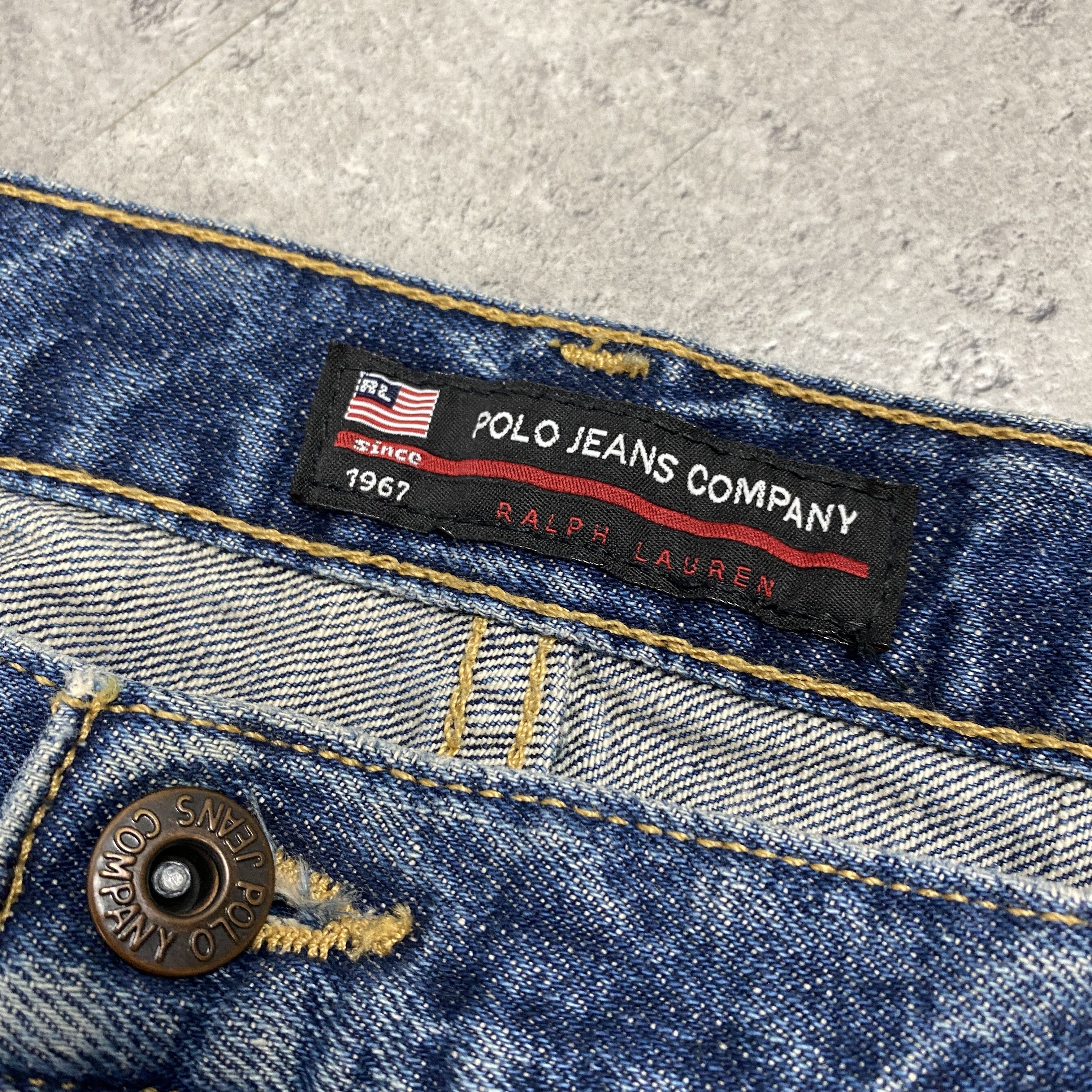 Polo Ralph Lauren × Vintage Ralph Lauren Polo baggy jeans - W38 Size US 38 / EU 54 - 6 Thumbnail