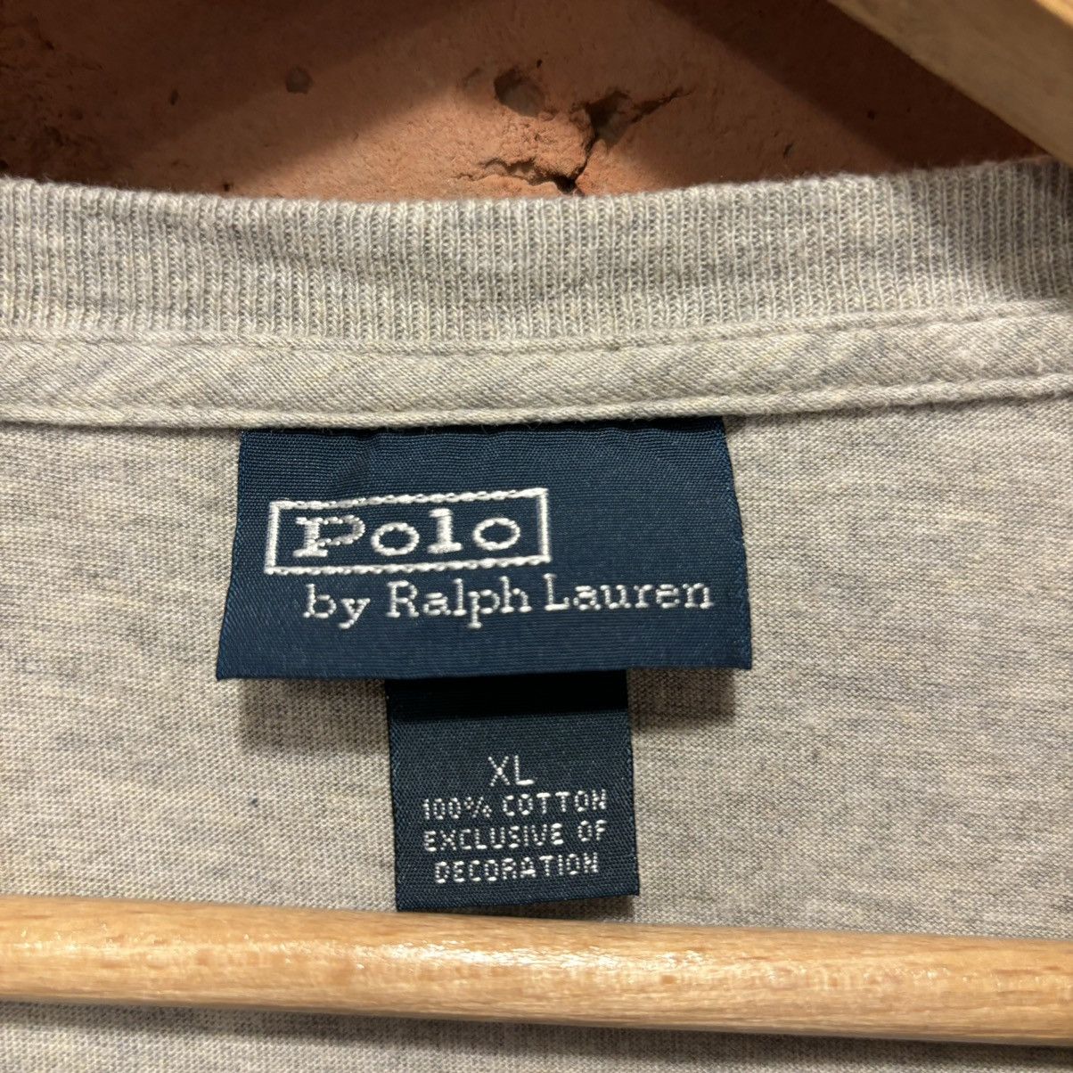 Polo Ralph Lauren × Ralph Lauren vintage longsleeve Polo Ralph Lauren gray long sleeve logo Size US XL / EU 56 / 4 - 5 Thumbnail