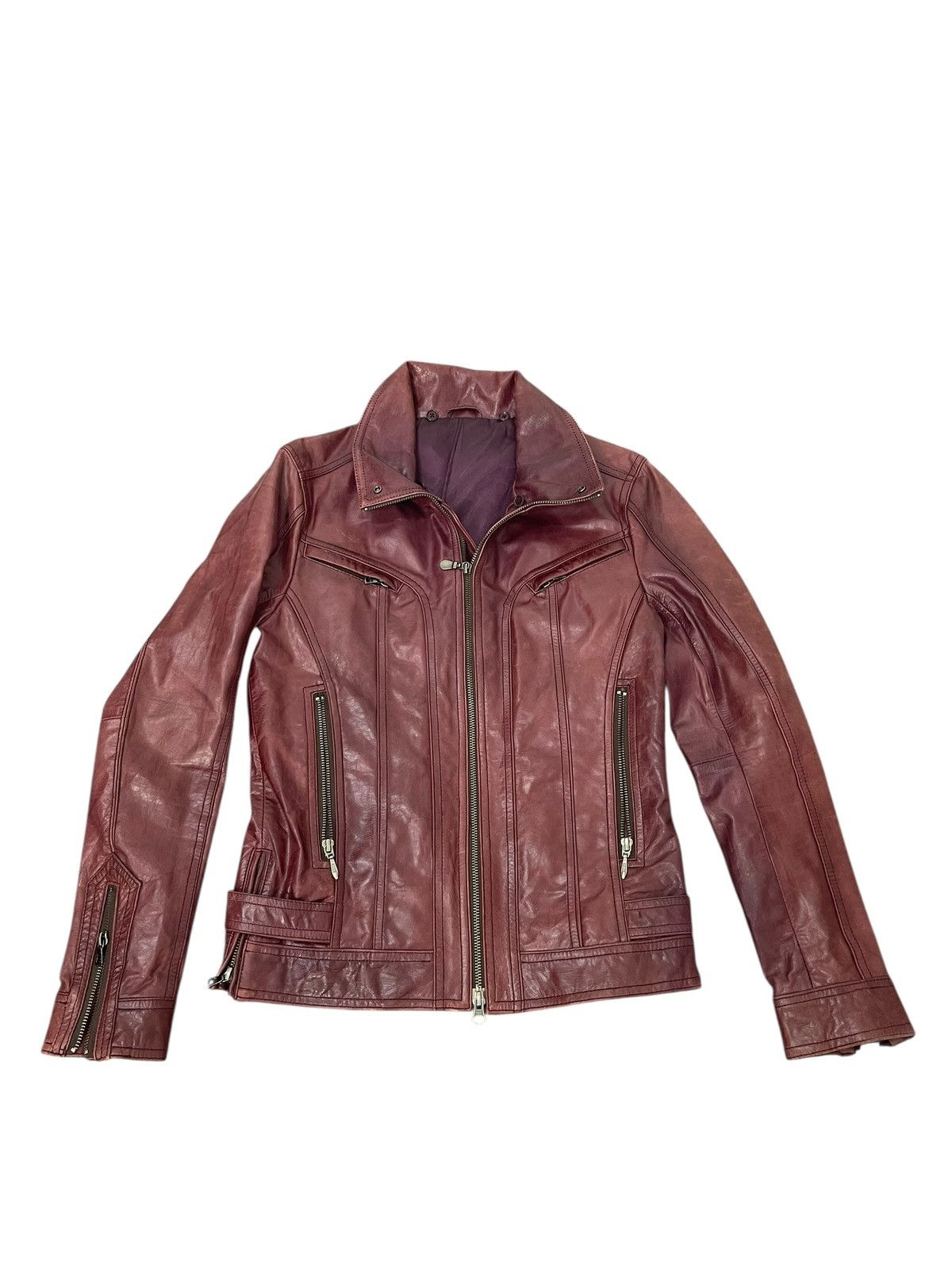 Tornado mart leather - Gem tornado mart drape leather jacket