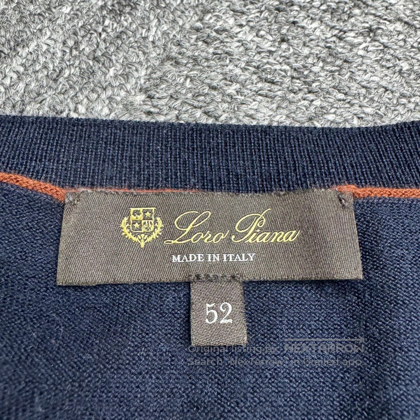 Loro Piana LORO PIANA Cotton wool knit sweater| Size US L / EU 52-54 / 3 - 3 Thumbnail