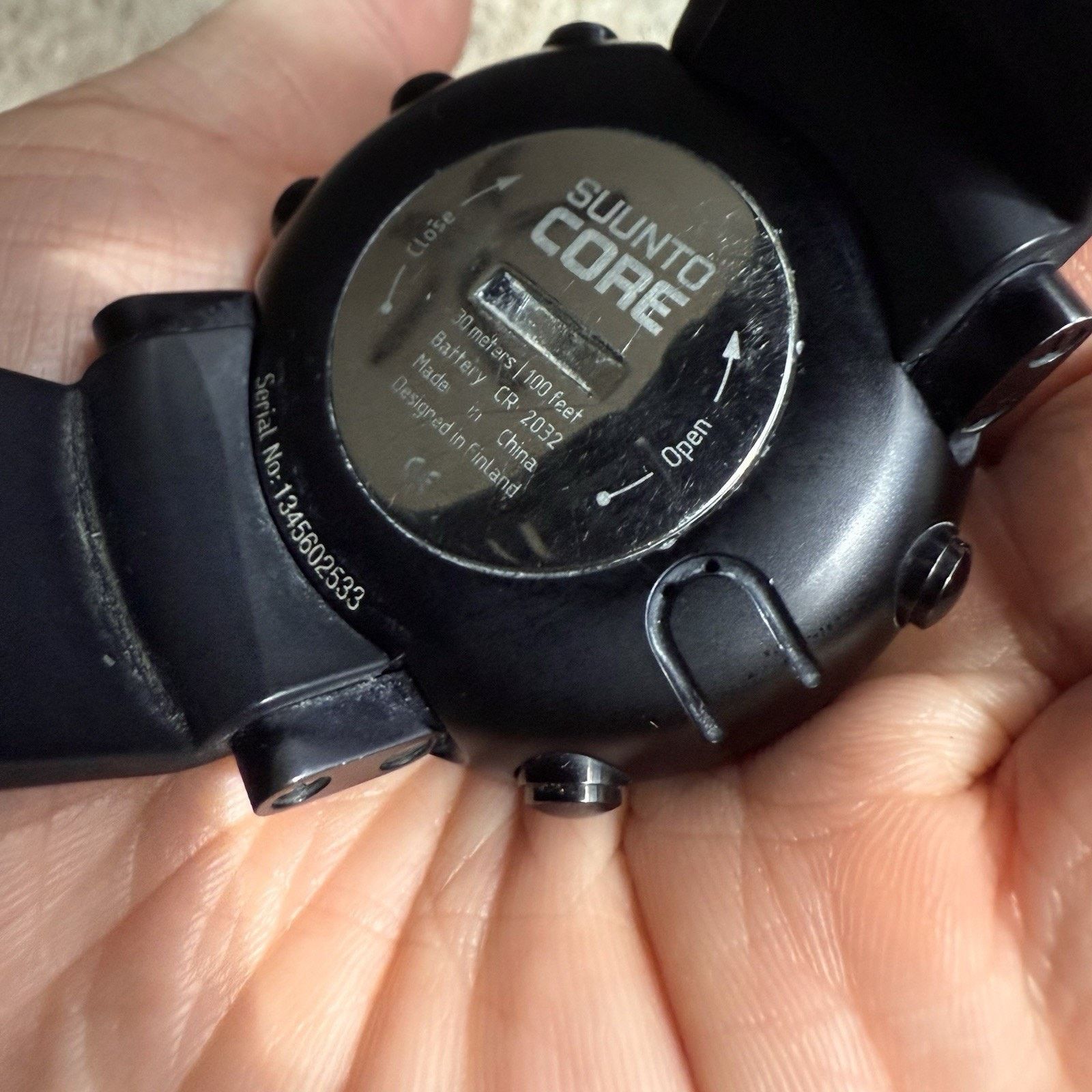 Other Suunto Core All Deep Black Wrist Watch Compass Altimeter 48 Size ONE SIZE - 5 Thumbnail