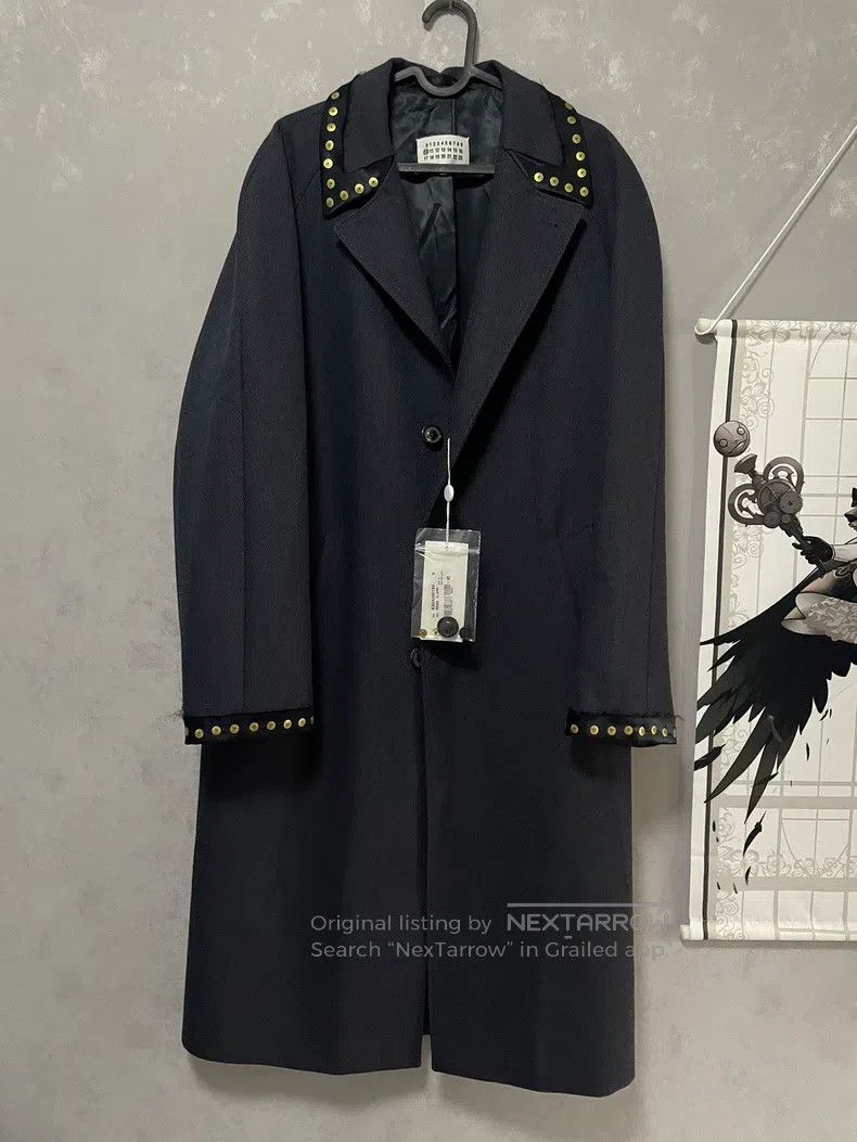 Maison Margiela Maison Margiela Brass decorated woollen coat Size US M / EU 48-50 / 2 - 1 Thumbnail