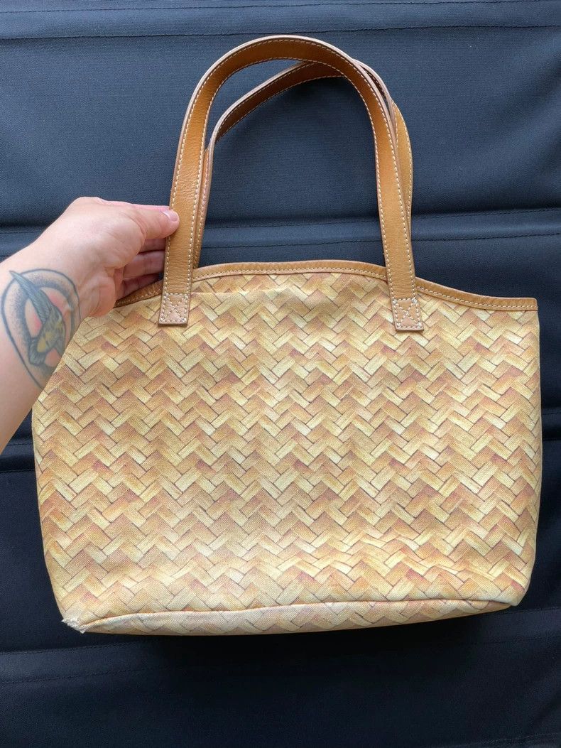Vivienne Westwood Vivienne Westwood size os ‘Pseudo Print’ Woven Tote Bag Tot Size ONE SIZE - 4 Thumbnail