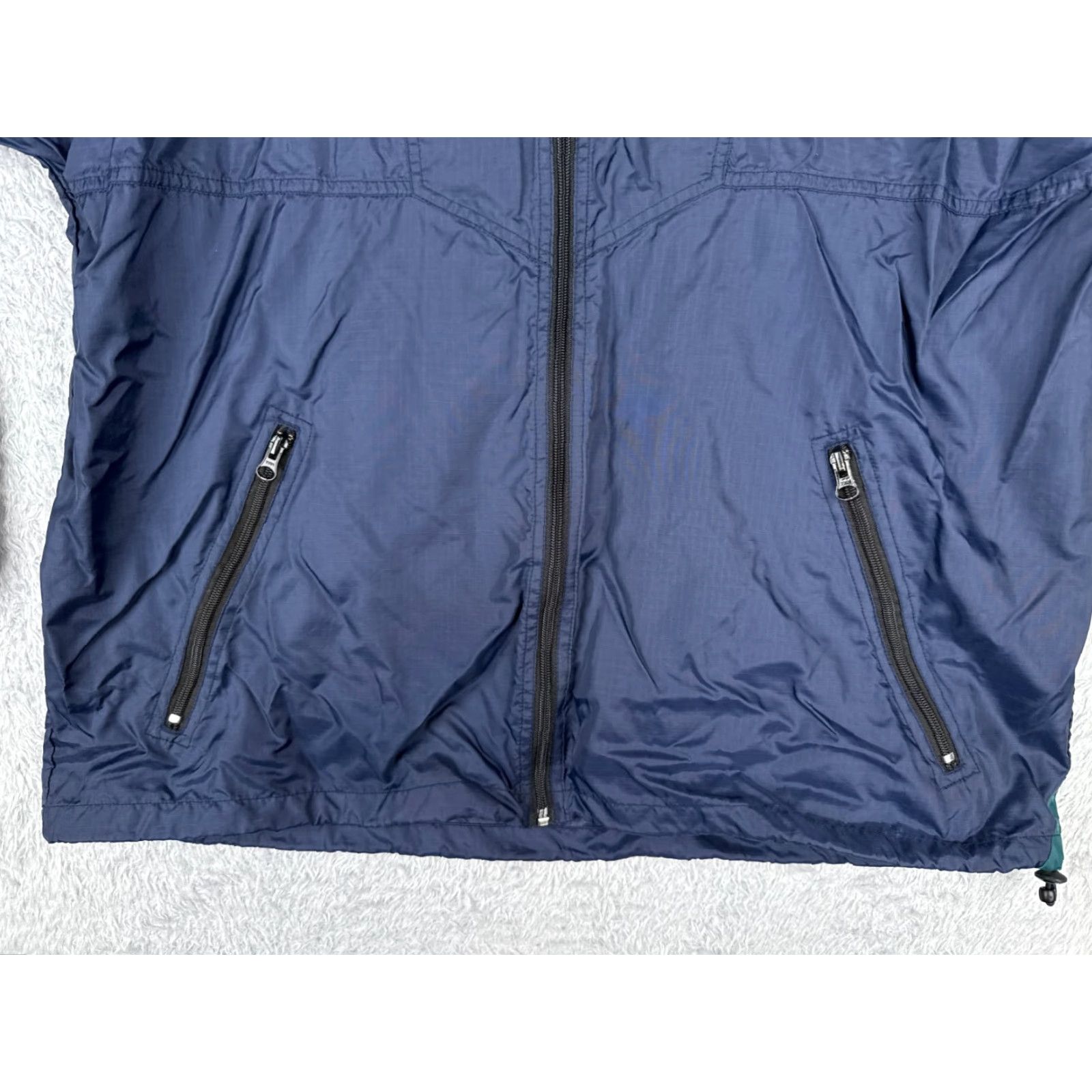 Helly Hansen Helly Hansen Jacket Adult Large Blue Full Zip Windbreaker Hood Nylon Shell Mens Size US L / EU 52-54 / 3 - 7 Thumbnail