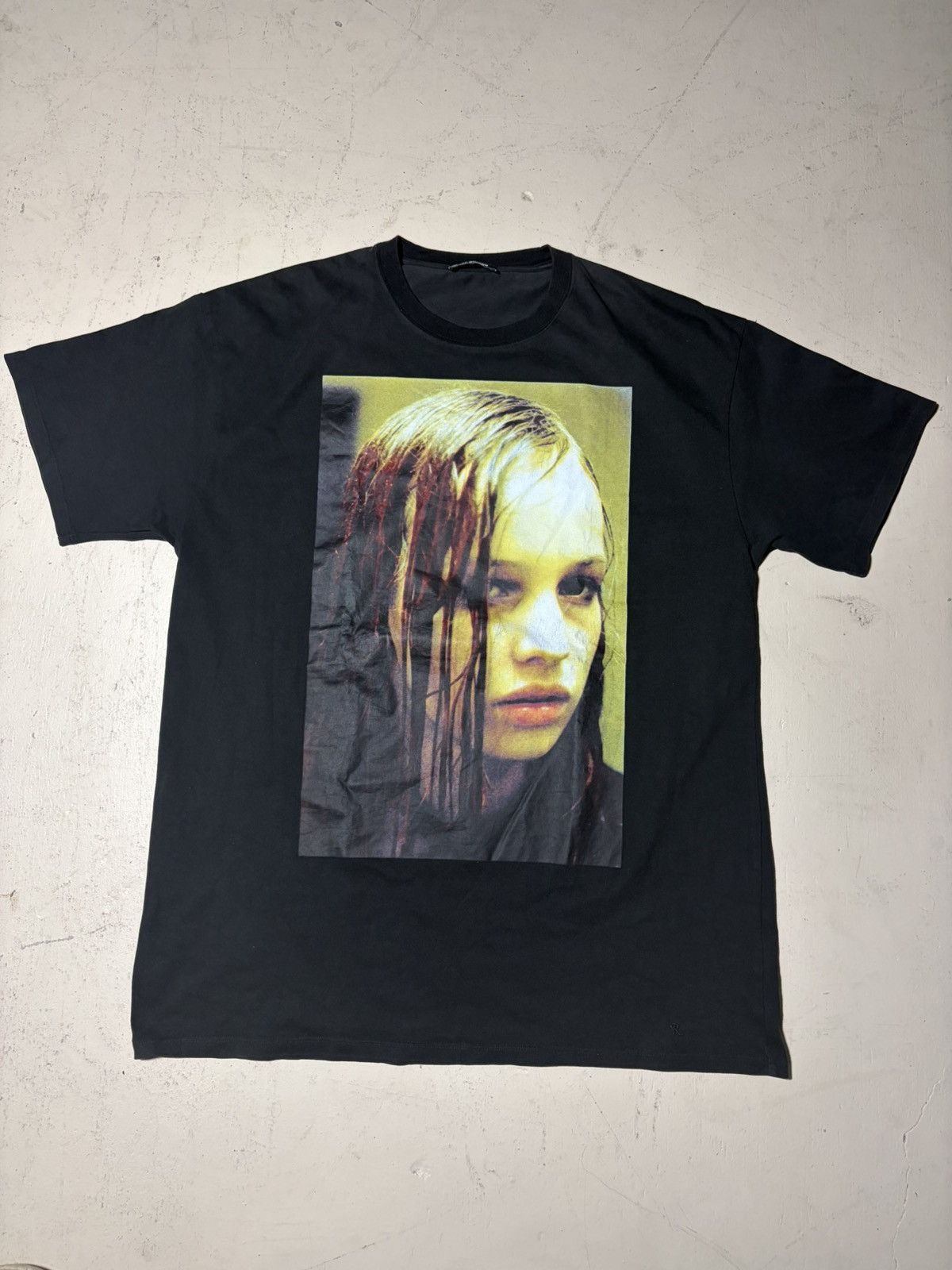 Raf Simons Raf Simons FW18 Christiane F “Wet Hair” T-Shirt Size US L / EU 52-54 / 3 - 1 Thumbnail