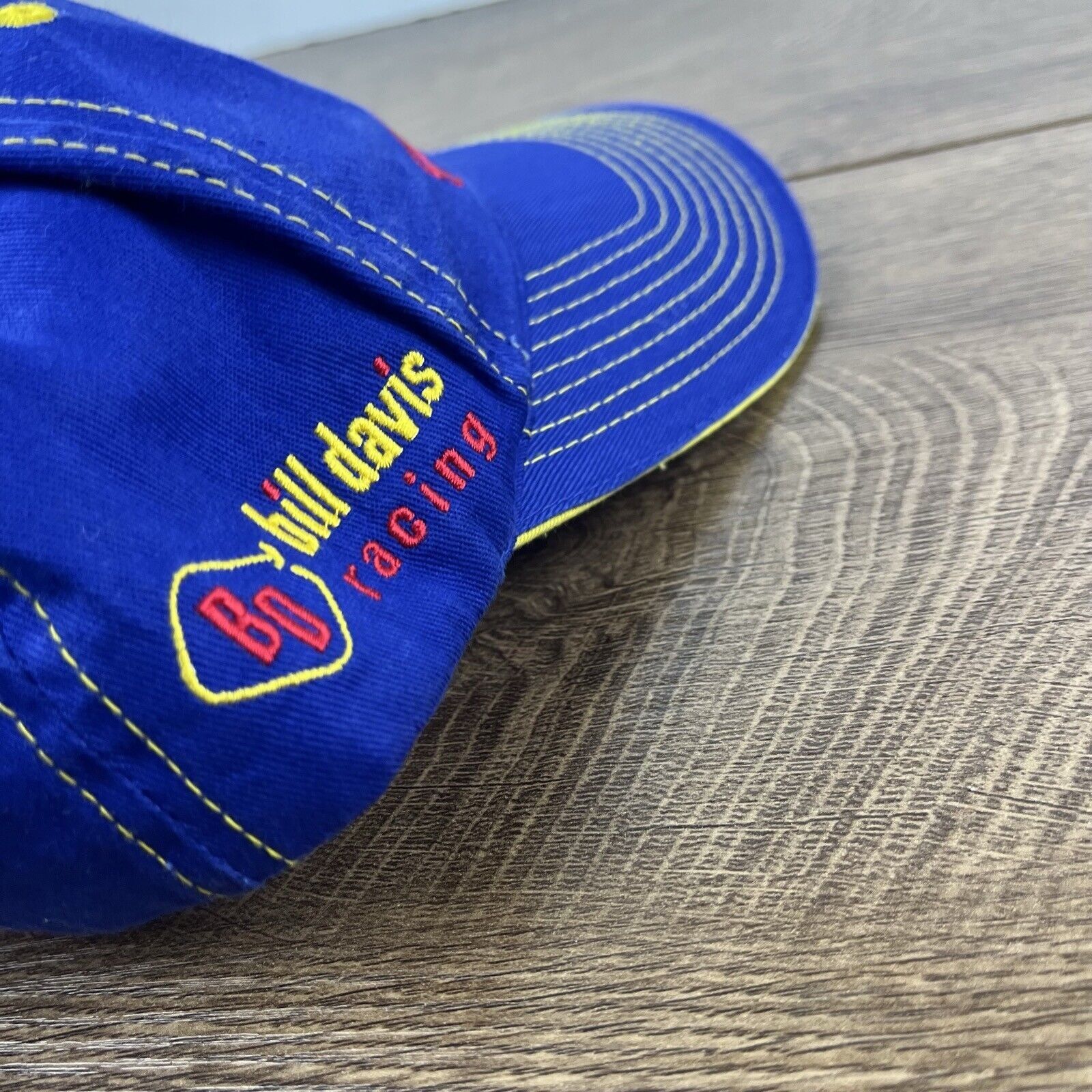 Other Bill Davis Racing Hat NASCAR Racing Hat Blue Cap Adjustable Size ONE SIZE - 14 Thumbnail