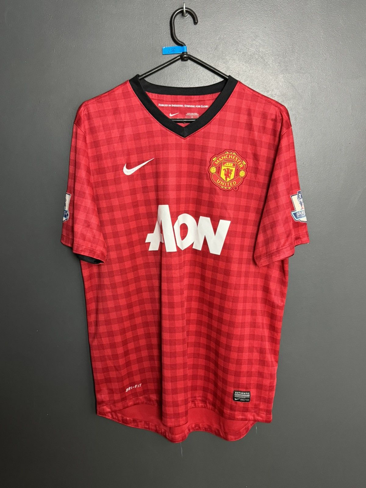 Nike Manchester United 12/13 Home Young Football Jersey T-Shirt Size US L / EU 52-54 / 3 - 2 Thumbnail