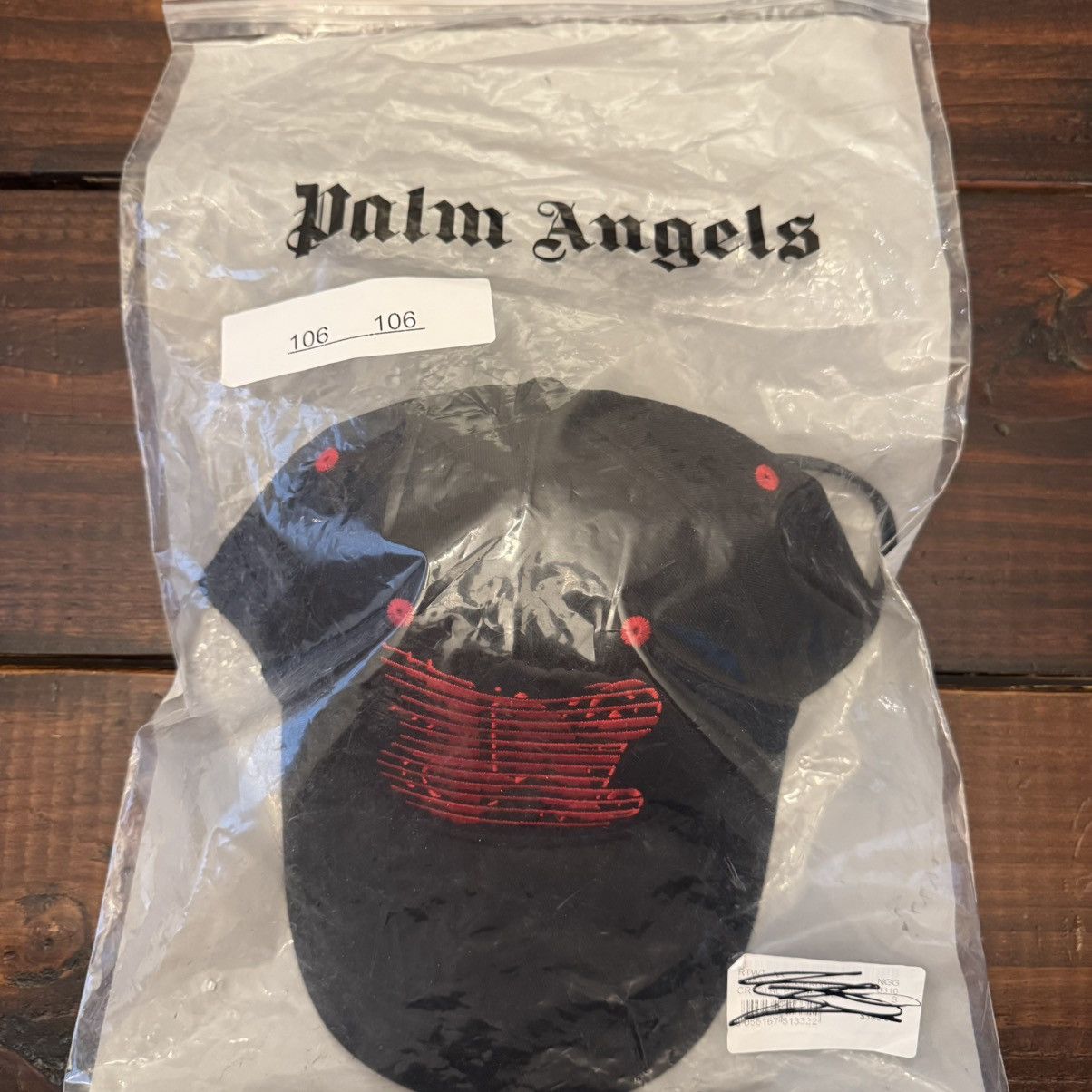 Palm Angels Palm Angels F1 Racing Monogram Snapback Hat Size ONE SIZE - 5 Thumbnail