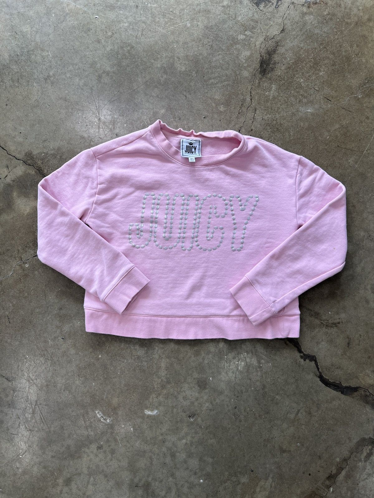 Juicy Couture Jeans × Vintage Juicy Couture Cropped Juicy Crewneck XS Size US XS / EU 42 / 0 - 2 Thumbnail