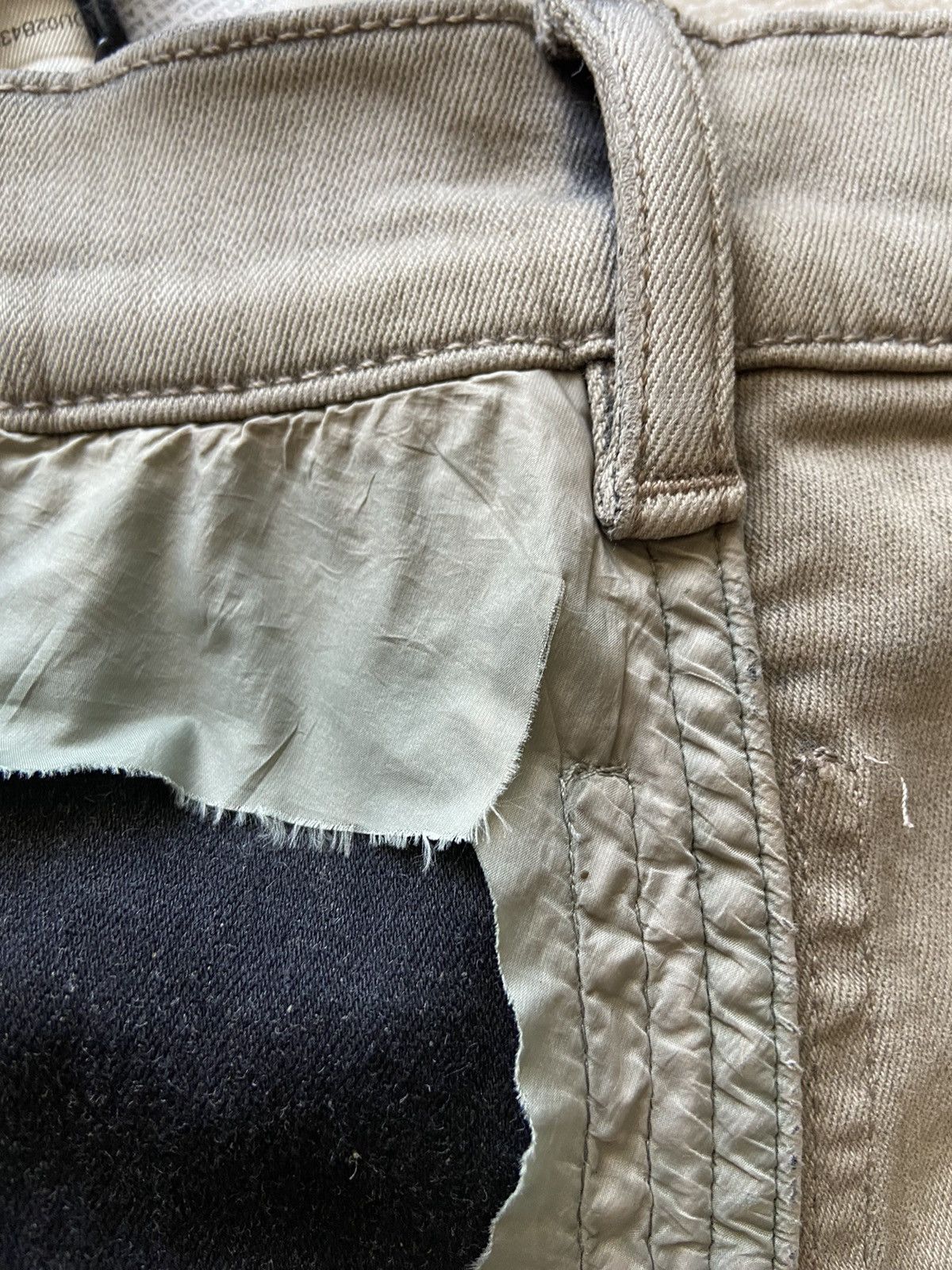 Rick Owens NEW | FW22 STROBE MINERAL PEARL BOLAN BOOTCUT WAXED COMBO 31 Size US 31 - 22 Thumbnail