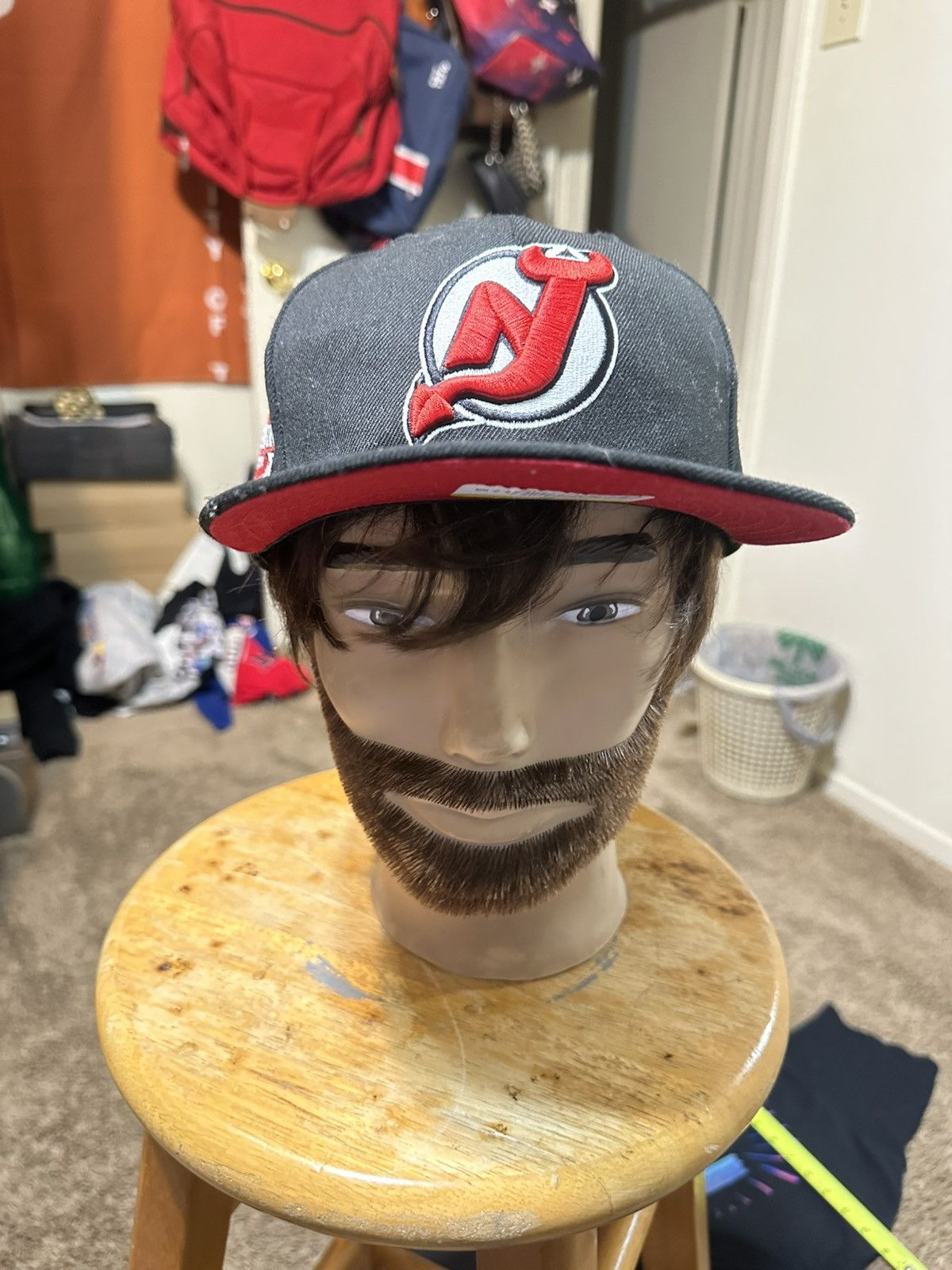 NHL Vintage NHL New Jersey Devils “triple black” hat 00s Size ONE SIZE - 1 Thumbnail