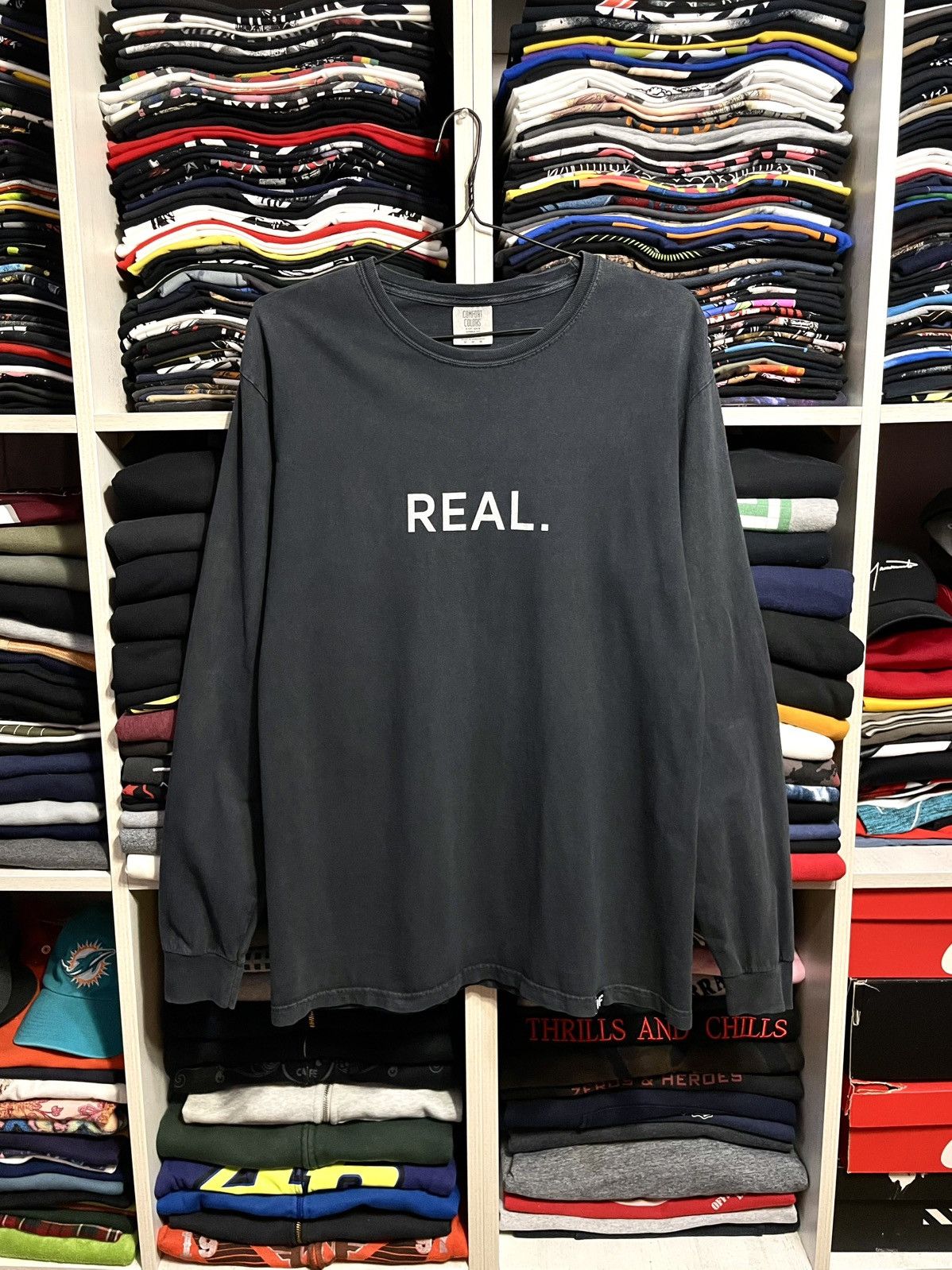 Band Tees NF Real Music Till The Day We Die Faded Long Sleeve T Shirt Size US M / EU 48-50 / 2 - 1 Thumbnail