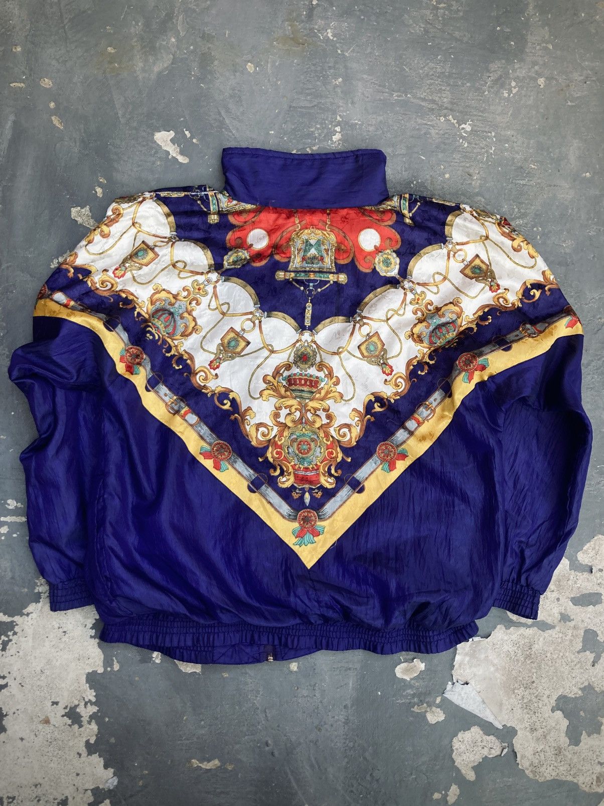 Other Vintage 80s Argee Baroque Style Windbreaker Size M / US 6-8 / IT 42-44 - 9 Thumbnail