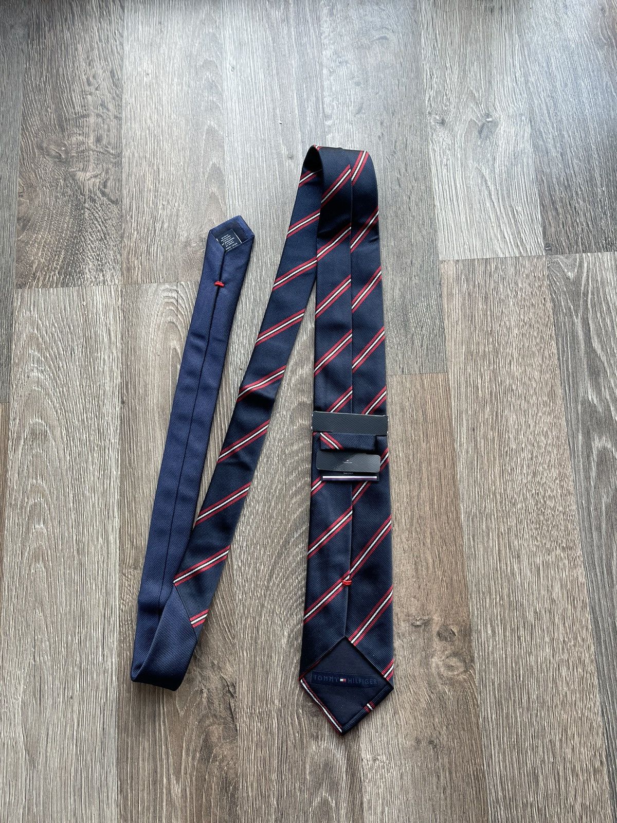 Tommy Hilfiger × Vintage ❤️NEW! Luxury Tommy Hilfiger Tie Ties T/H Vintage Streetwear Size ONE SIZE - 3 Thumbnail