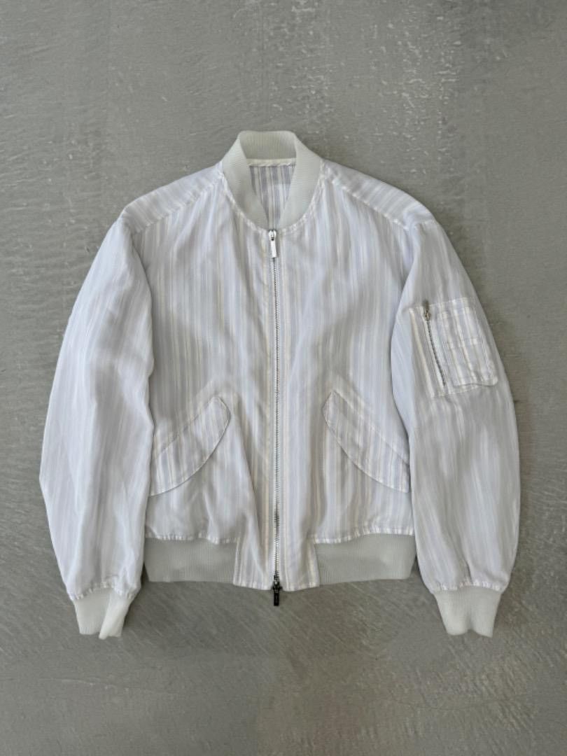 Dior Dior homme 2019 white silk organza bomber jacket rare Size US M / EU 48-50 / 2 - 3 Thumbnail