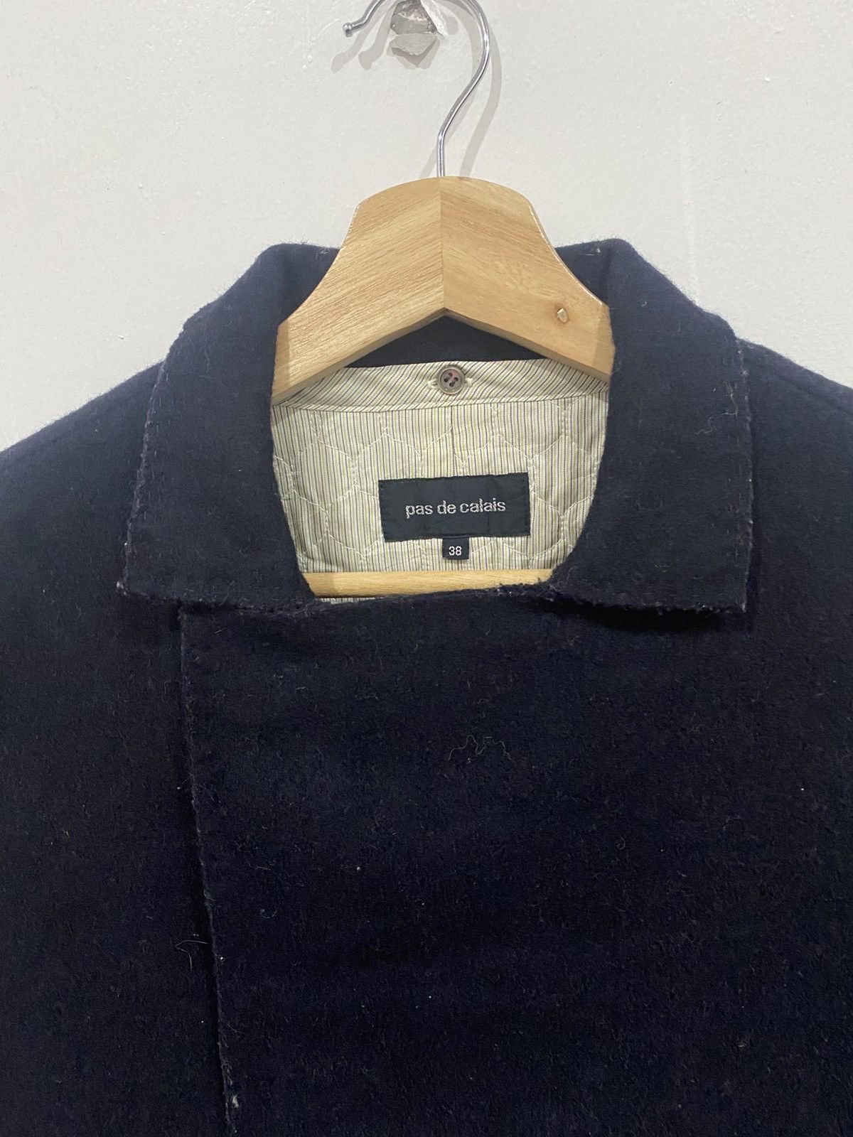 Pas de Calais Pas De Calais Navy Blue Coat Wool Blend Jacket Size US S / EU 44-46 / 1 - 4 Thumbnail
