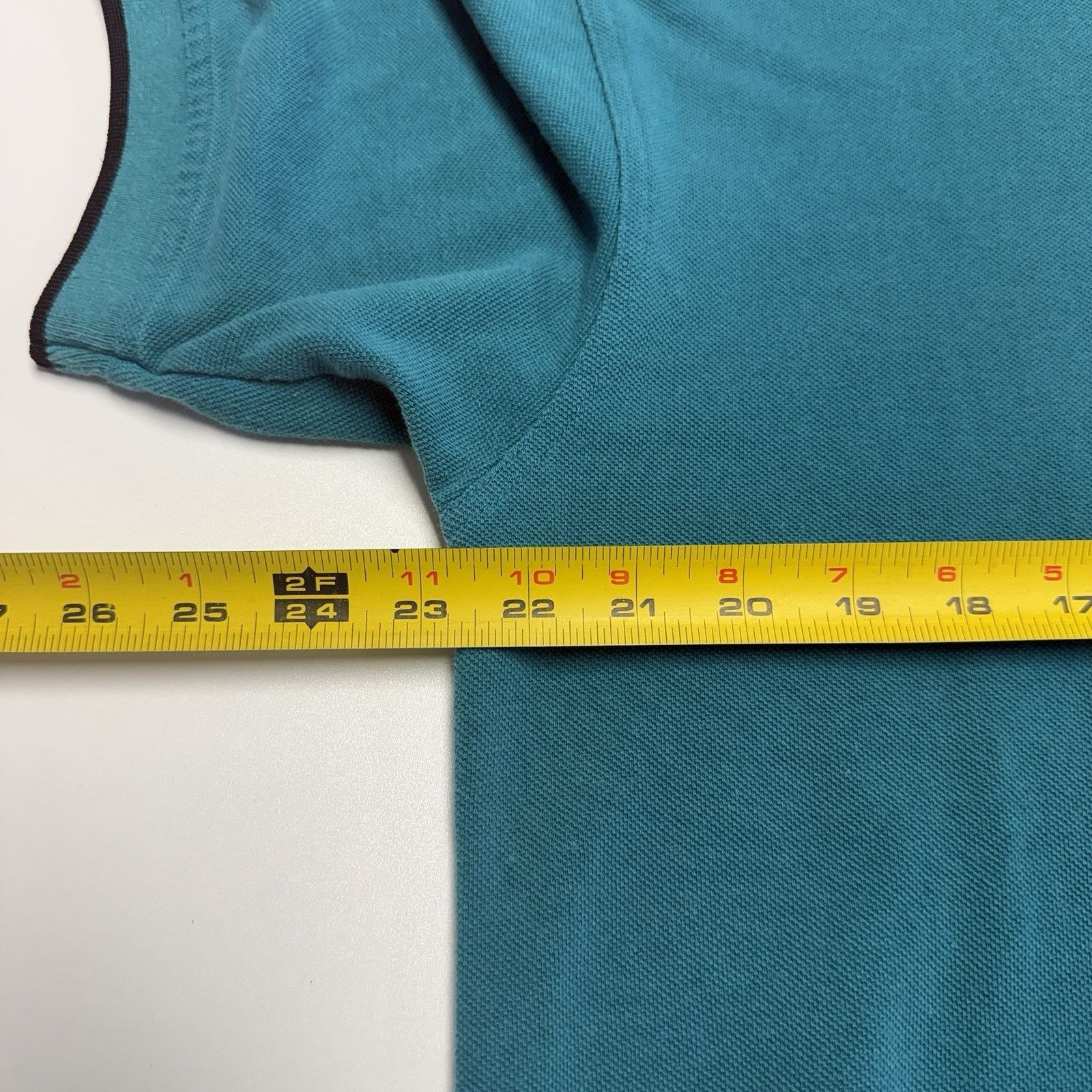 Adidas Vintage 90s Adidas Polo Shirt Mens Medium Teal Embroidered L Size US M / EU 48-50 / 2 - 7 Thumbnail