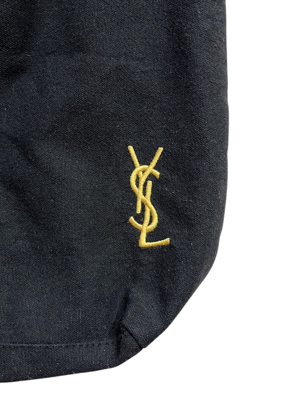 Vintage Vintage YSL Parfums Big Embroidery Cotton Canvas Tote Bag Size ONE SIZE - 7 Thumbnail