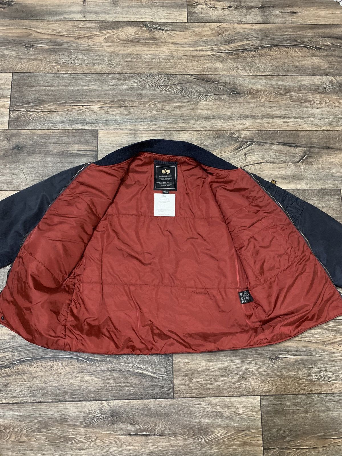 Alpha Industries × Vintage Alpha Industries Vintage Flight Military Nylon Bomber Jacket Size US S / EU 44-46 / 1 - 5 Thumbnail
