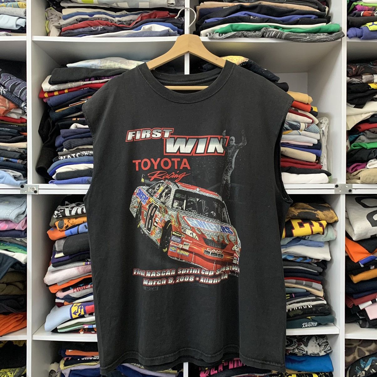 NASCAR × Vintage VTG NASCAR RACING Size US XL / EU 56 / 4 - 1 Thumbnail