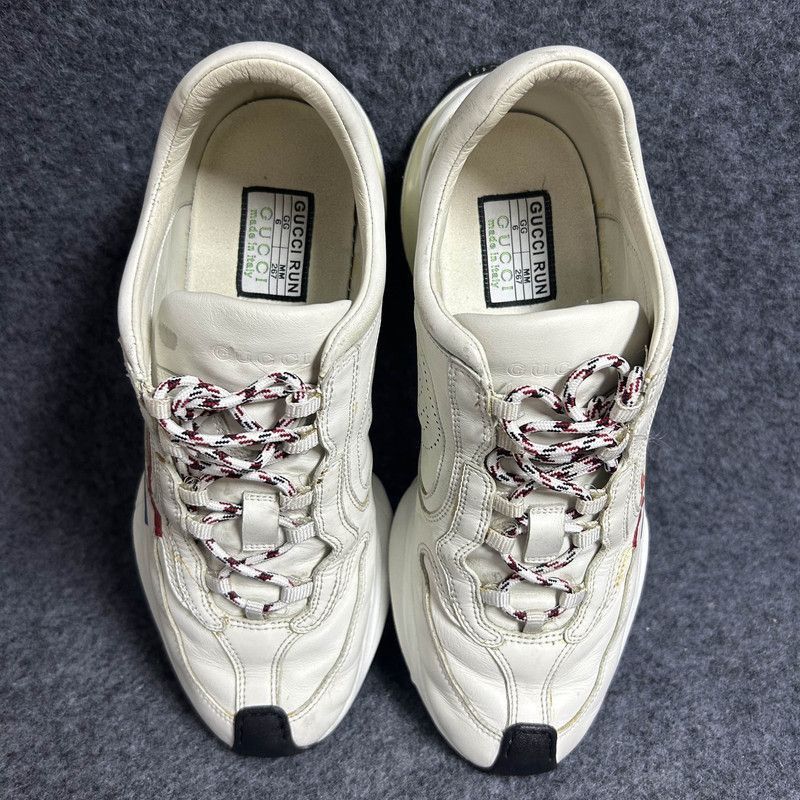 Gucci Gucci Run Leather Casual Low-Top Sneakers - Size US 7 / EU 40 - 2 Thumbnail