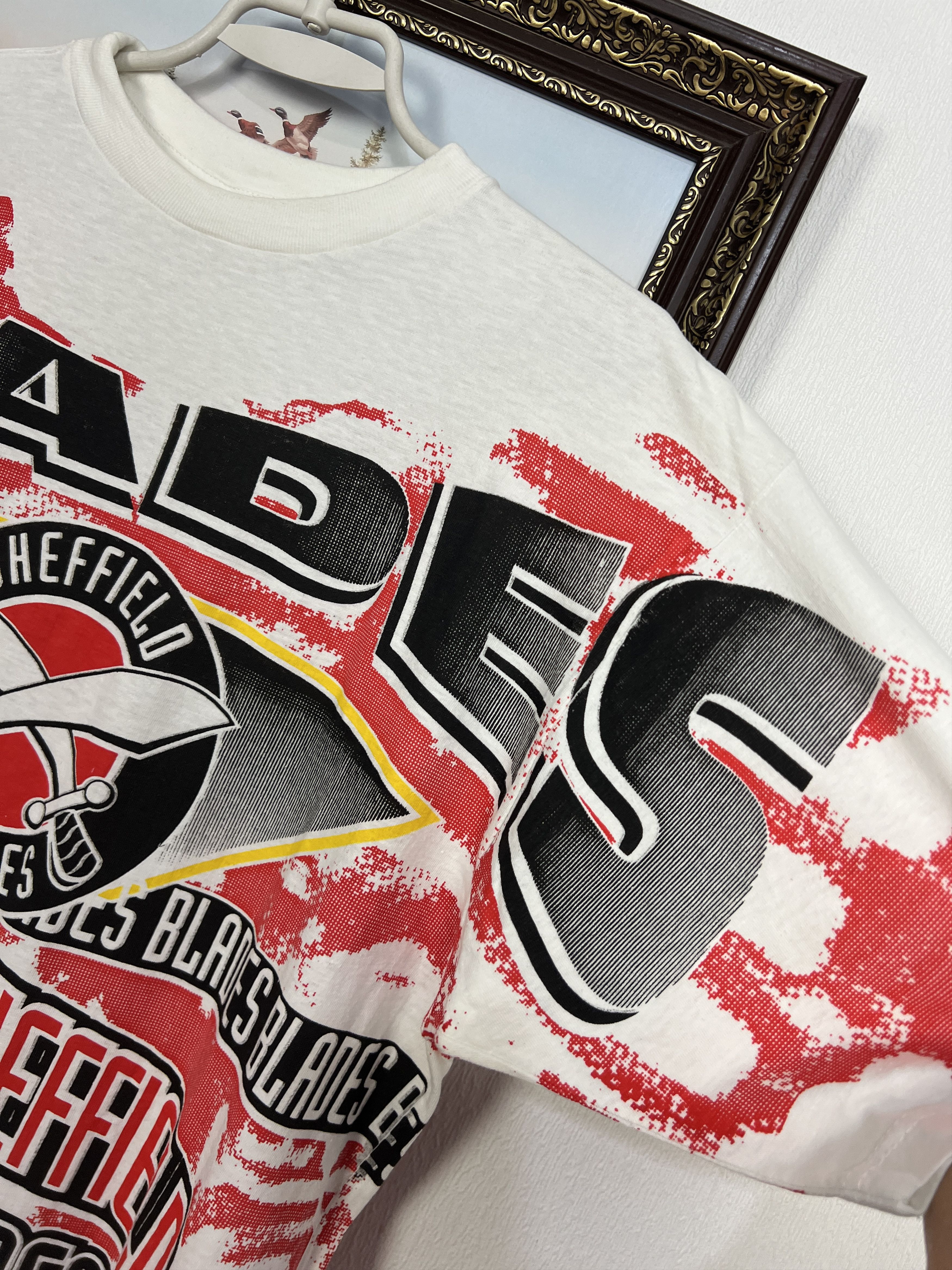 Vintage Sheffield United The Blades Football Shirt Over Print Jersey Size US XL / EU 56 / 4 - 4 Thumbnail