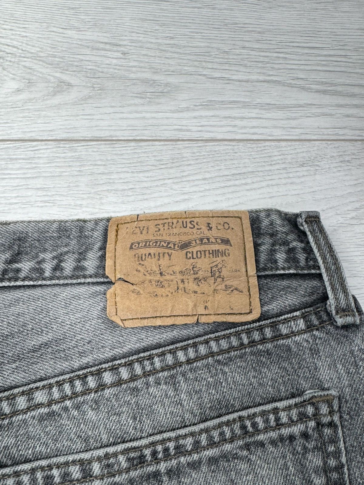 Levi's × Vintage Vintage 90s Levis Orange Tab Distressed Denim Pant Jeans Size US 36 / EU 52 - 5 Thumbnail