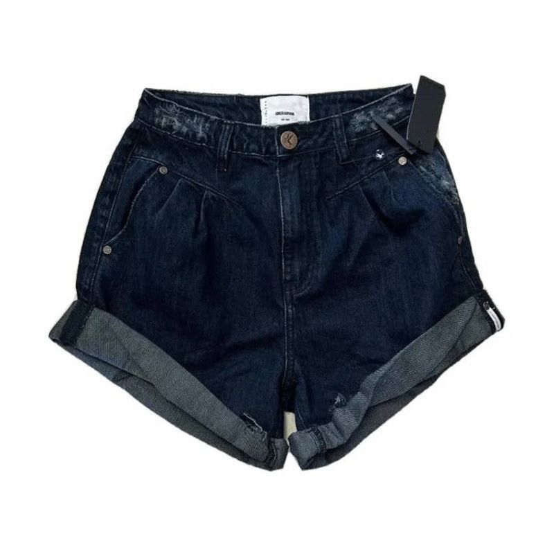 Free People NWT Free People One Teaspoon STREET WALKER Denim Shorts 24 Size 24" / US 00 / IT 34 - 2 Thumbnail