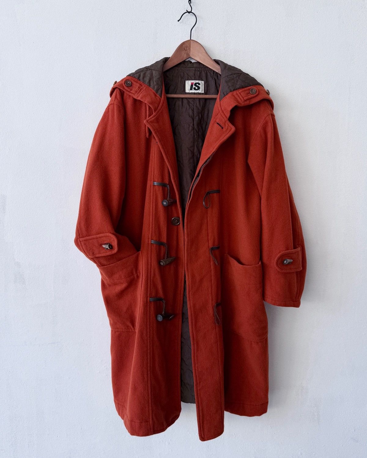Issey Miyake VINTAGE IS ISSEY MIYAKE DUFFLE COAT Size US M / EU 48-50 / 2 - 2 Thumbnail