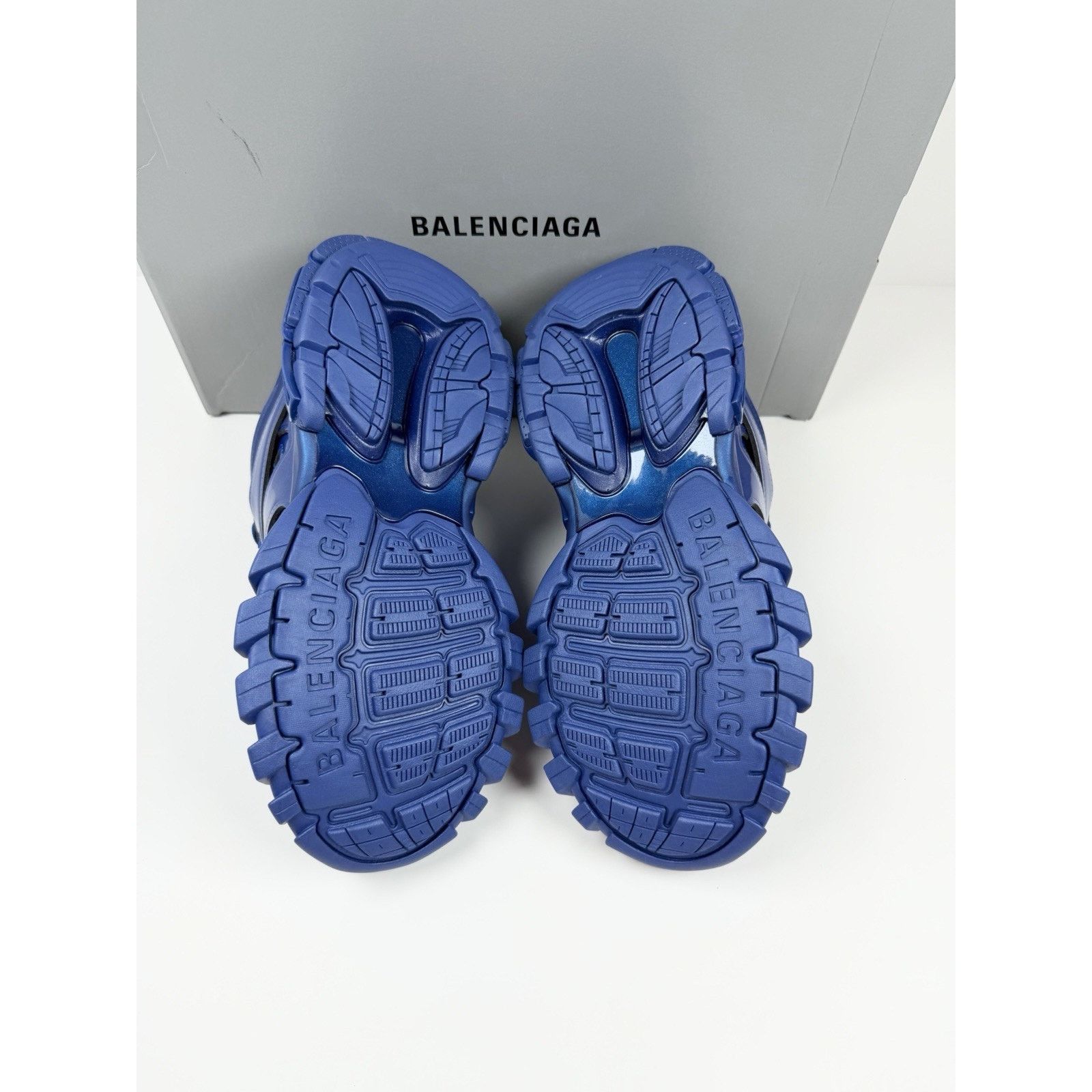Balenciaga Size 40EU/7US - Balenciaga Track Metallic Blue NEW Size US 7 / EU 40 - 7 Thumbnail
