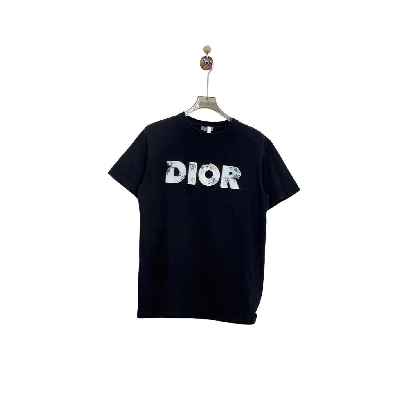 Dior Dior Crystal Logo Graphic T-Shirt Size S Size US S / EU 44-46 / 1 - 1 Thumbnail
