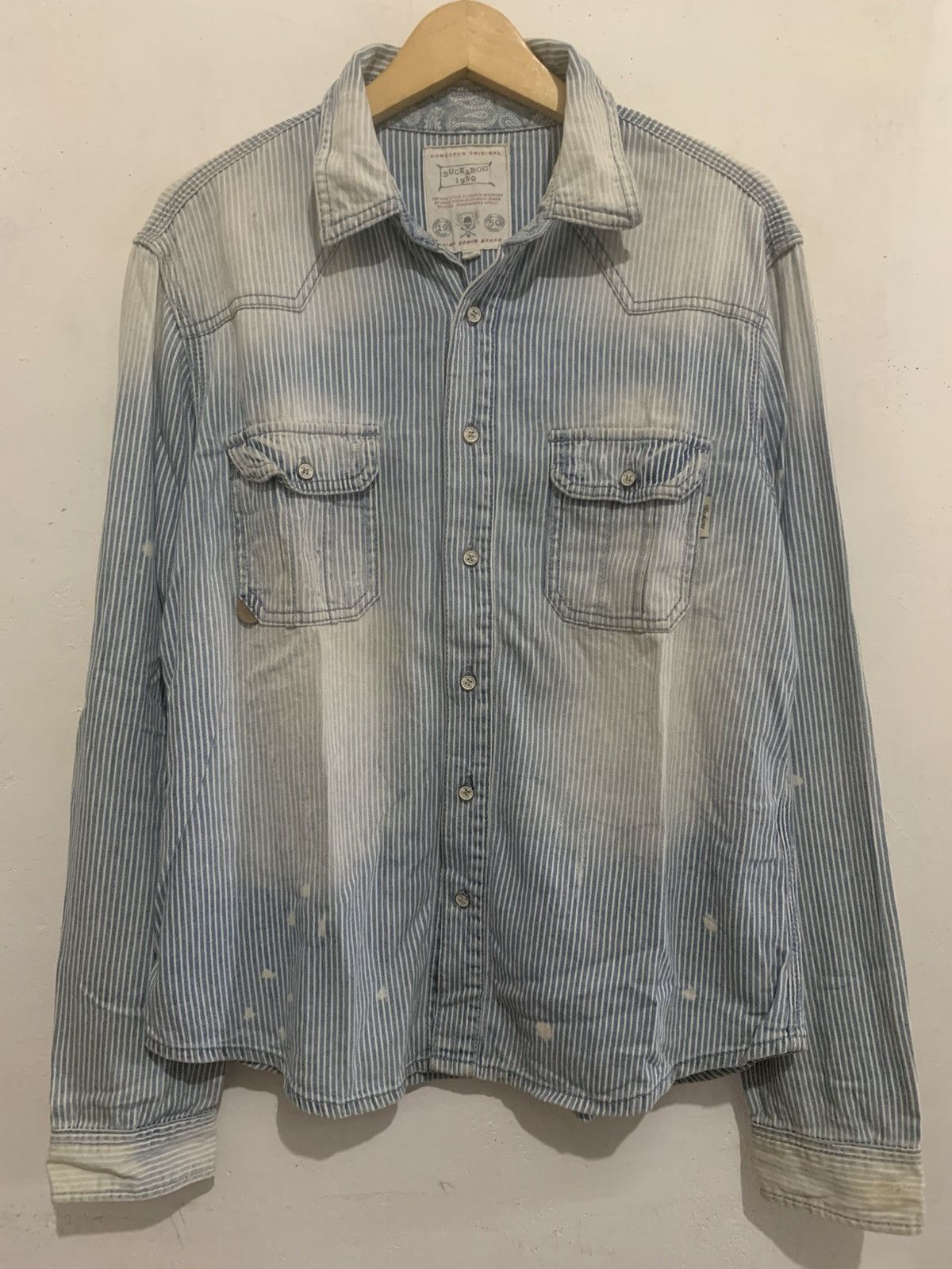 Japanese Brand Buckaroo Button Shirt Faded style Size US M / EU 48-50 / 2 - 5 Thumbnail