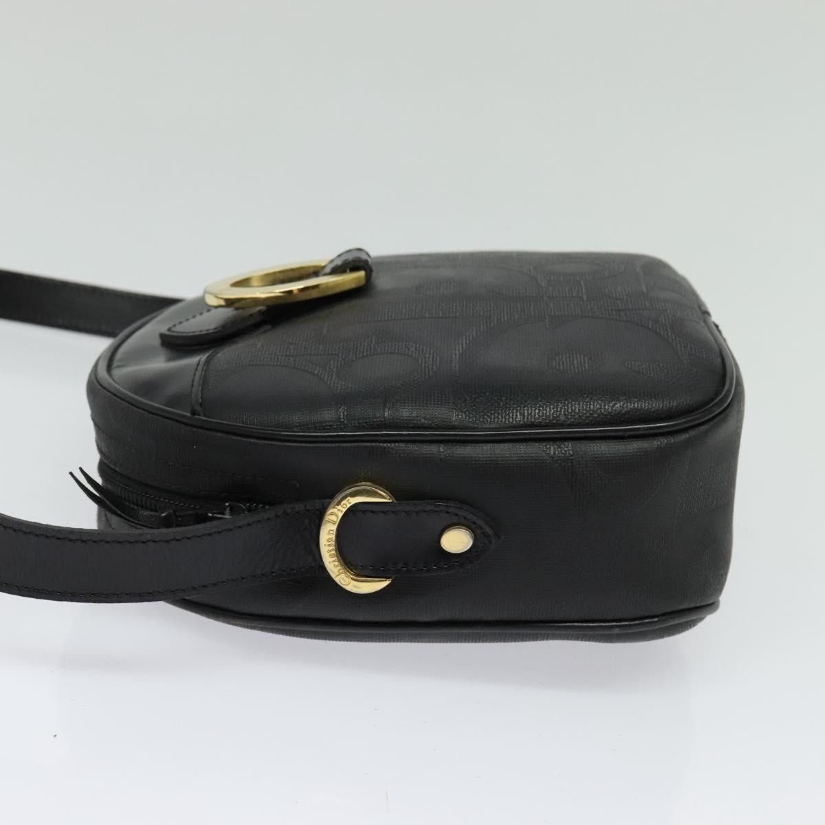Dior DIOR Trotter Canvas Shoulder Bag Pvc Black Gold Size ONE SIZE - 4 Thumbnail