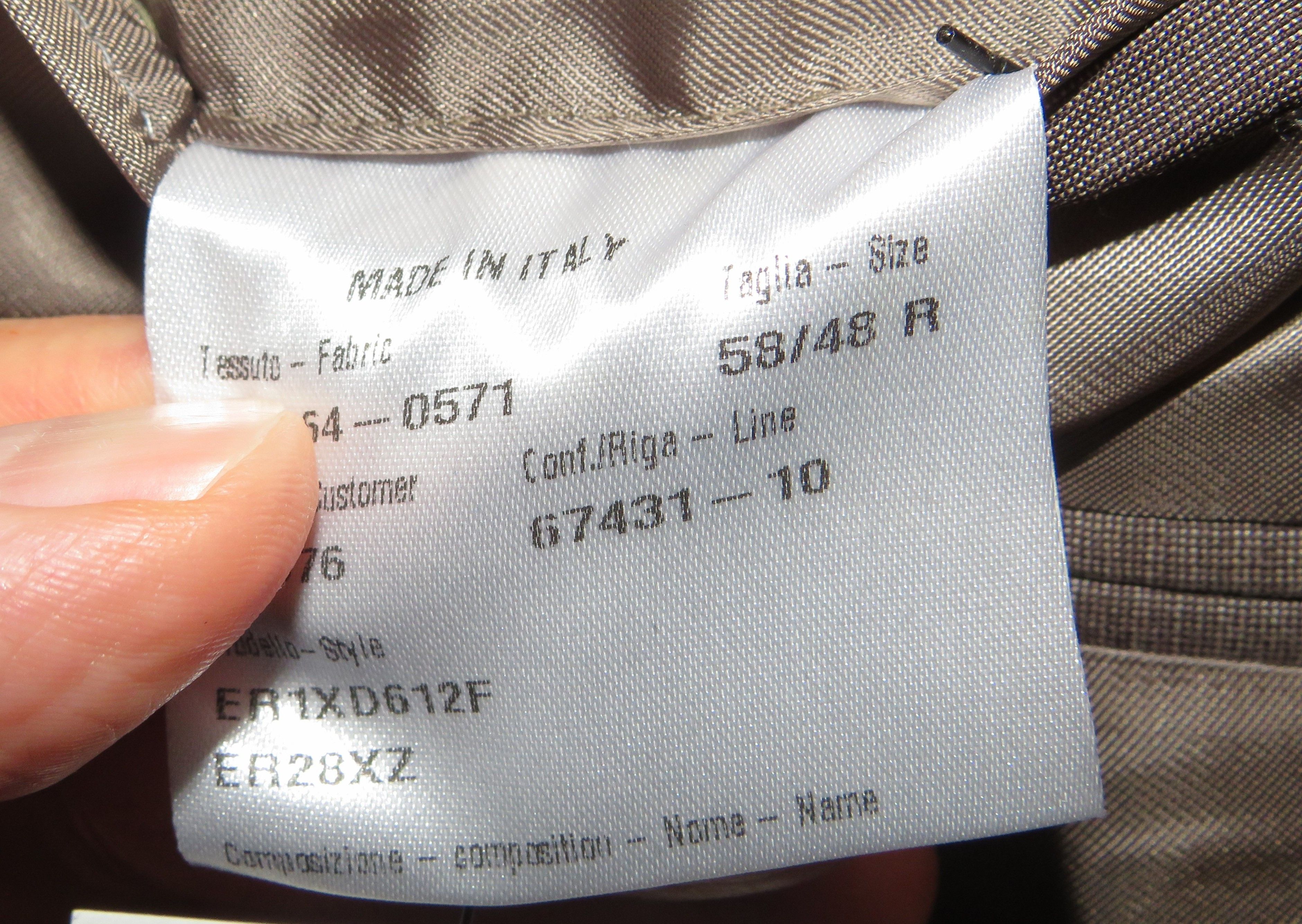 Caruso Brown Tic Pattern Silk Blend Double Breasted Suit 48R NWT Size 48R - 15 Thumbnail