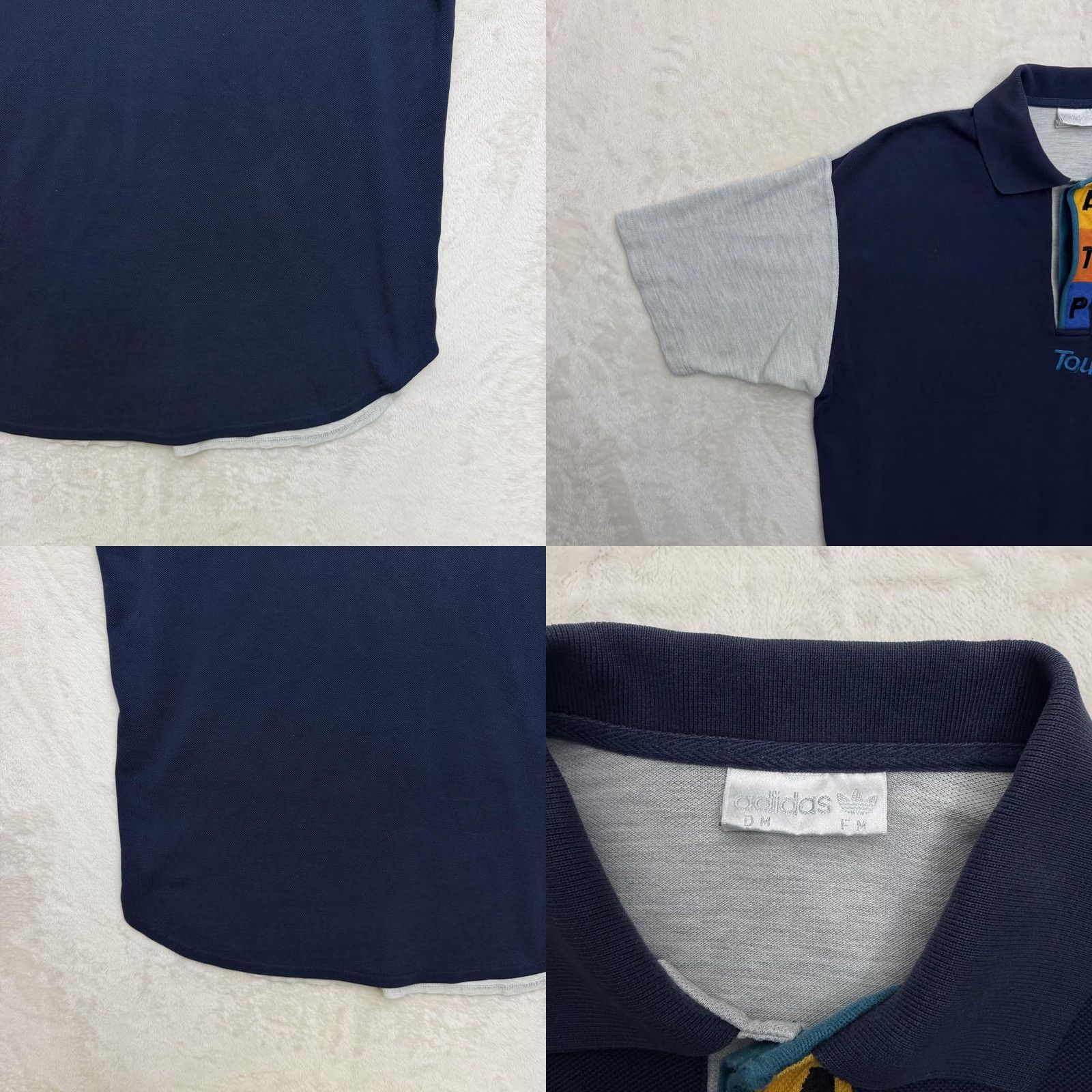 Adidas VINTAGE Adidas ATP Tour Polo Shirt Mens M Blue Tennis Graphic 90s Size US M / EU 48-50 / 2 - 9 Thumbnail