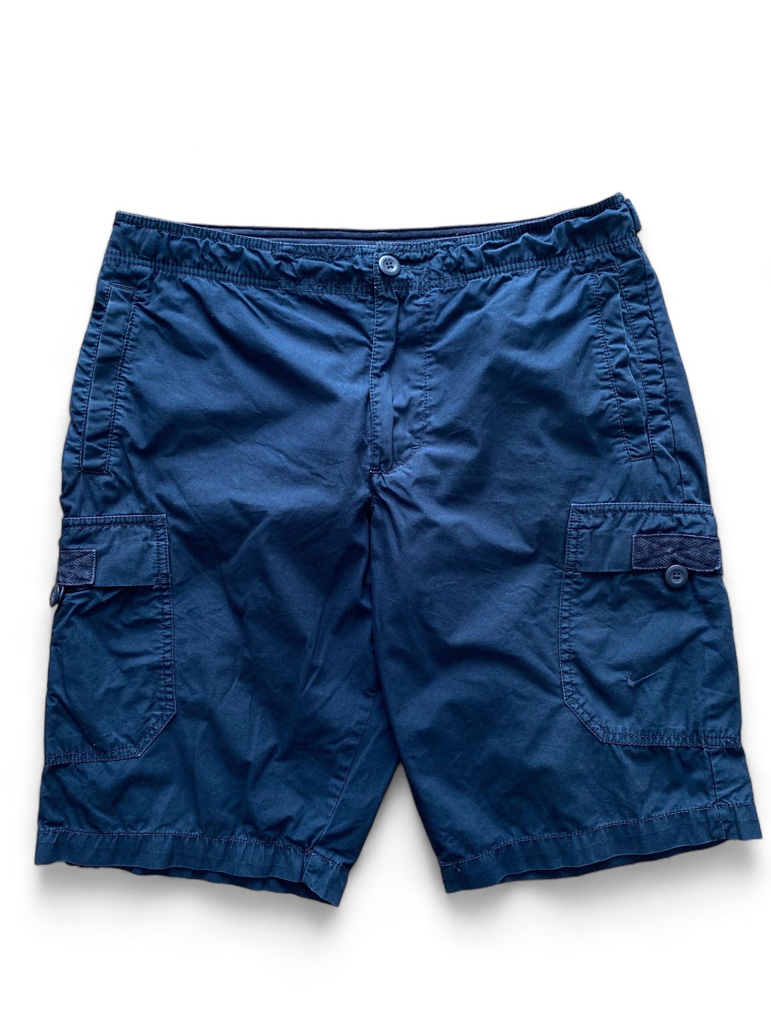 Nike × Vintage Vintage Nike Y2K Cargo Shorts Size US 32 / EU 48 - 1 Thumbnail