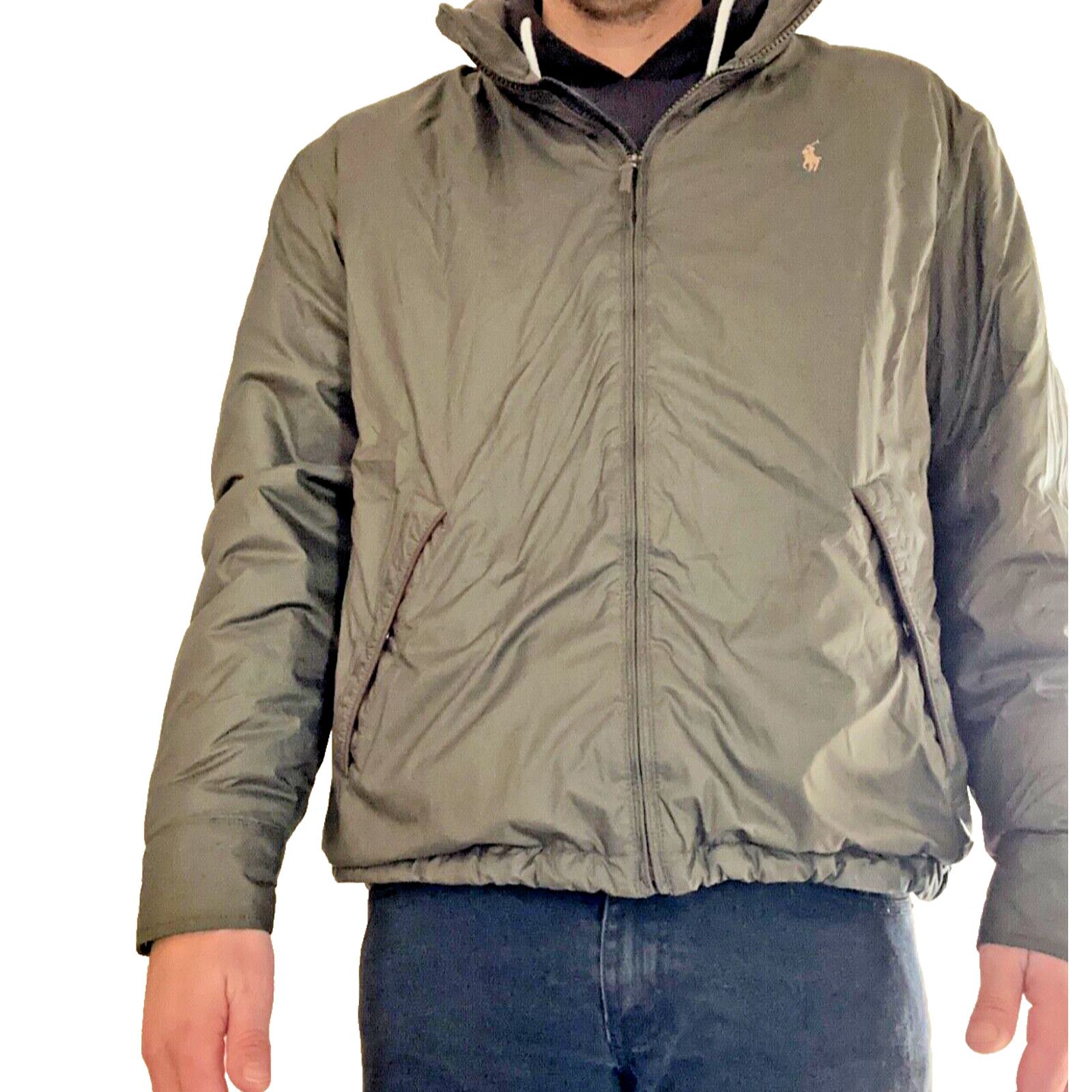 Ralph Lauren Polo Ralph Lauren Vtg 90s Stowed Hood Jacket Sz Mens XL Size US XL / EU 56 / 4 - 1 Thumbnail
