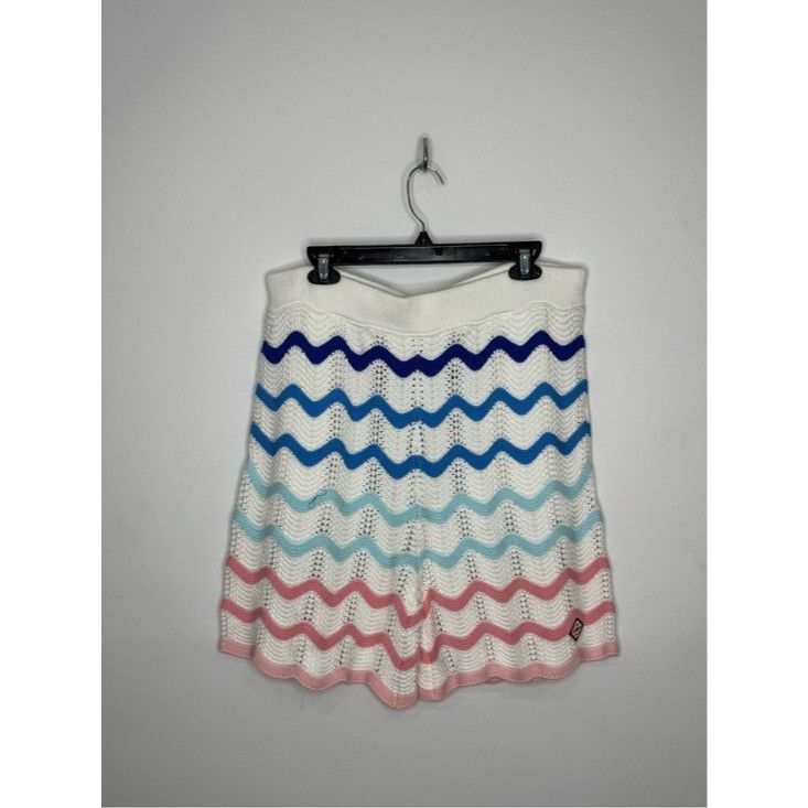 Casablanca Casablanca Wave Shorts White Blue Multi Men’s XL Size US 36 / EU 52 - 2 Thumbnail