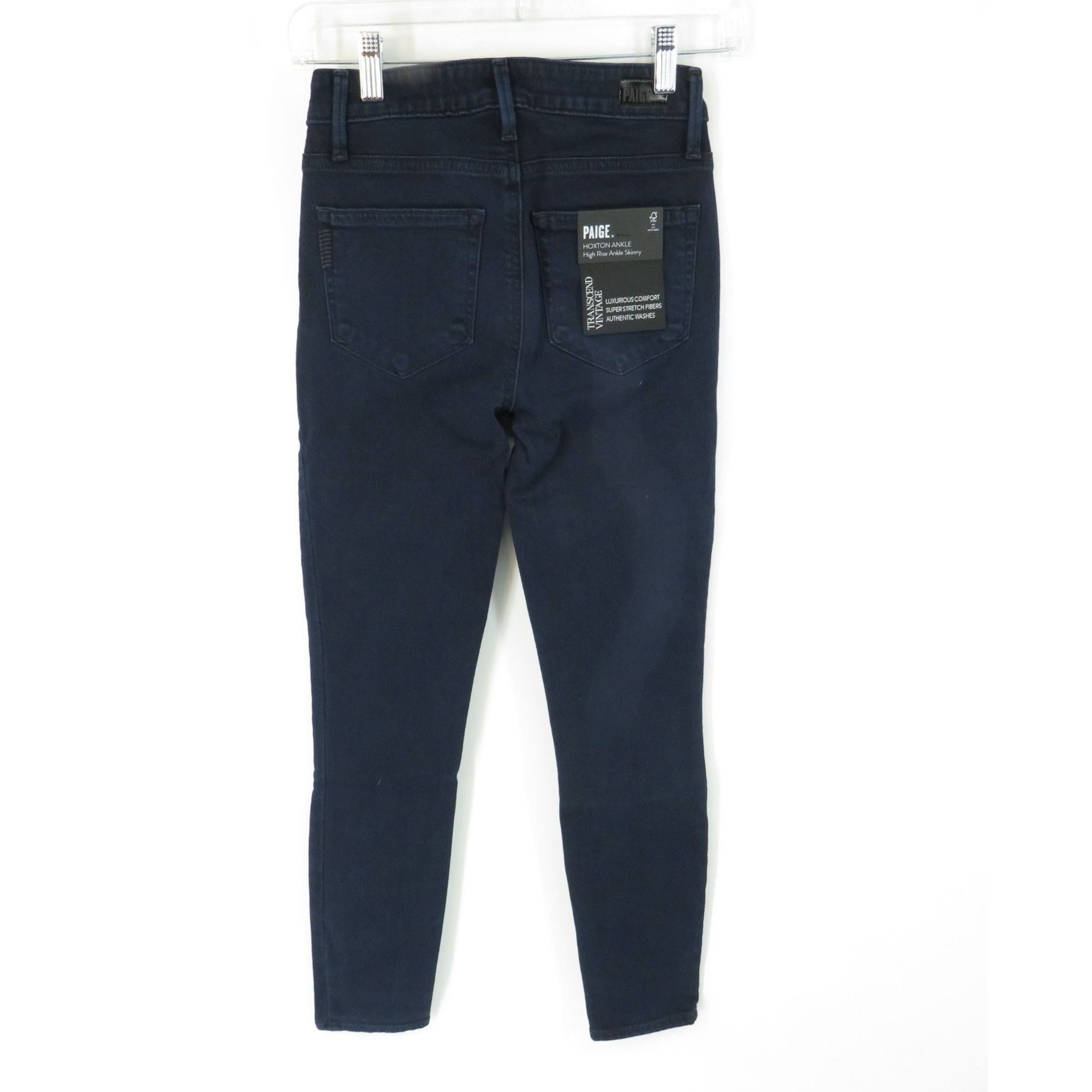 Paige Paige Hoxton Ankle High Rise Skinny Jeans Size 24 Transcend Size 42" / US 20 - 1 Thumbnail