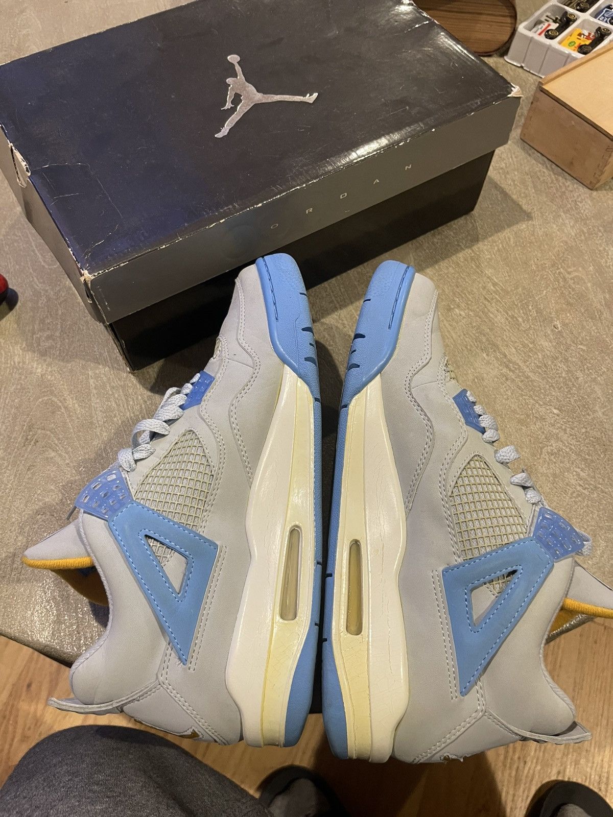Jordan Brand Jordan 4 2006 Retro Mist Blue Size US 10 / EU 43 - 4 Thumbnail