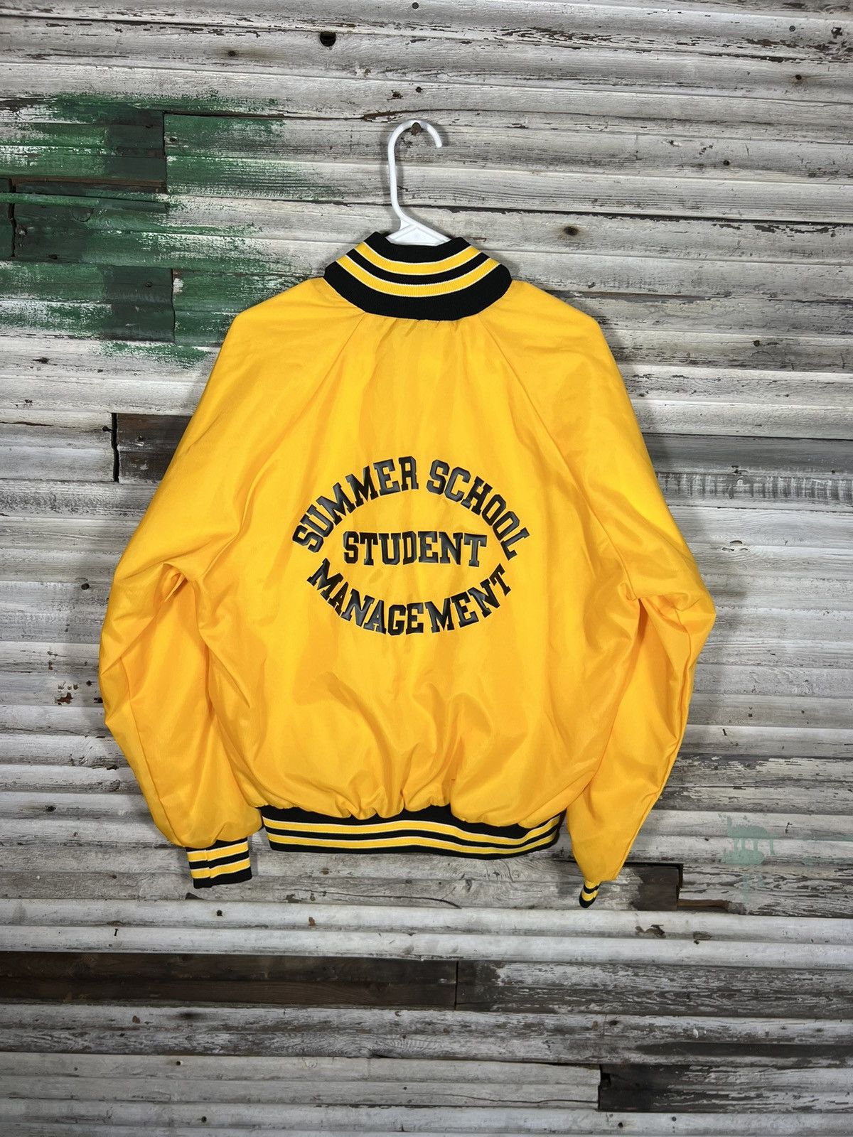 Vintage Vintage Summer School Student Management Jacket Size US L / EU 52-54 / 3 - 1 Thumbnail