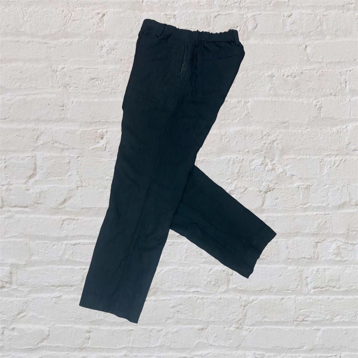 Issey Miyake × Japanese Brand × Pleats Please Issey Miyake Issey miyake men Cropped grey x black reversible drawstring Size US 32 / EU 48 - 3 Thumbnail