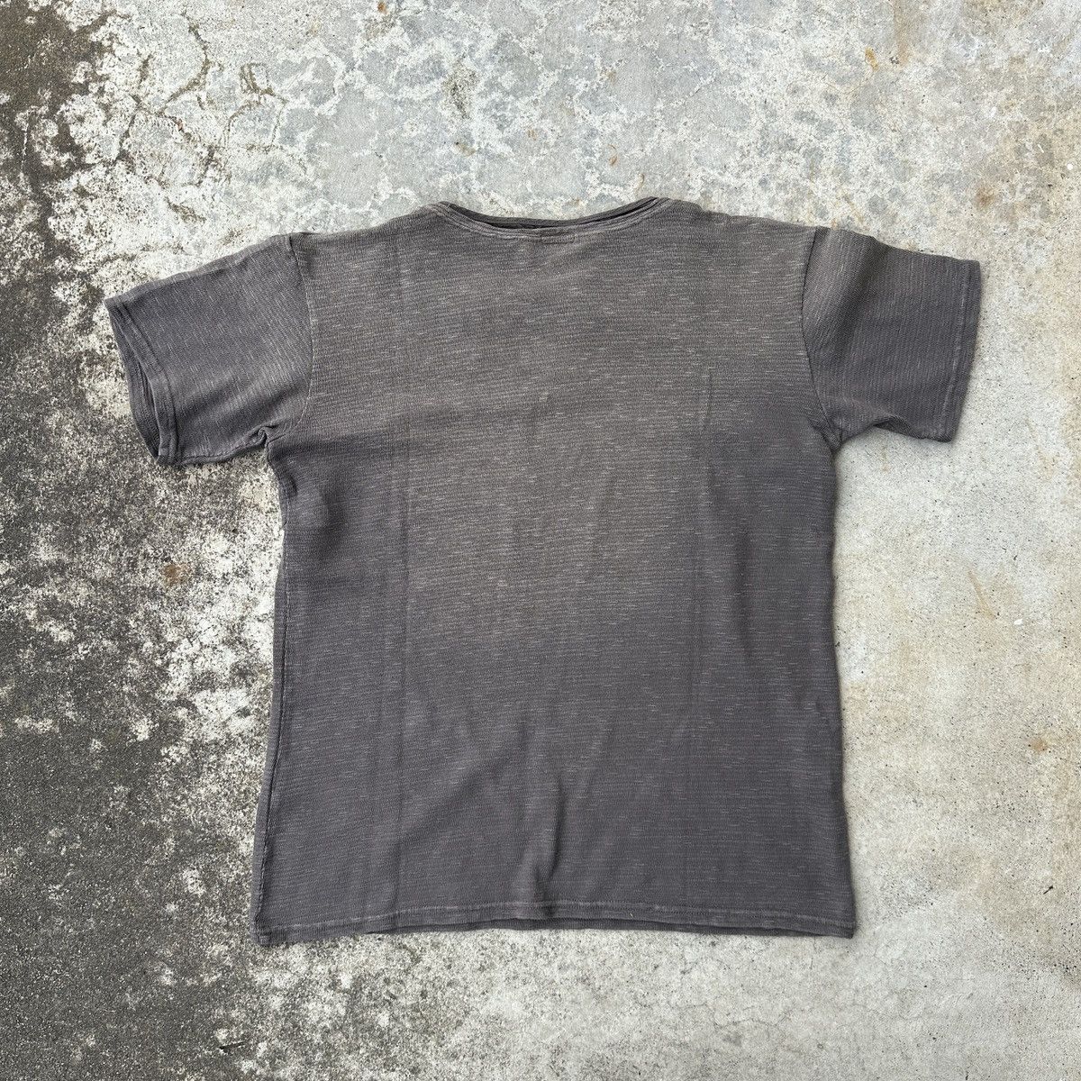 Kapital Kapital XBW layered Sumi ink loopwheel lettered Henley tee Size US M / EU 48-50 / 2 - 3 Thumbnail