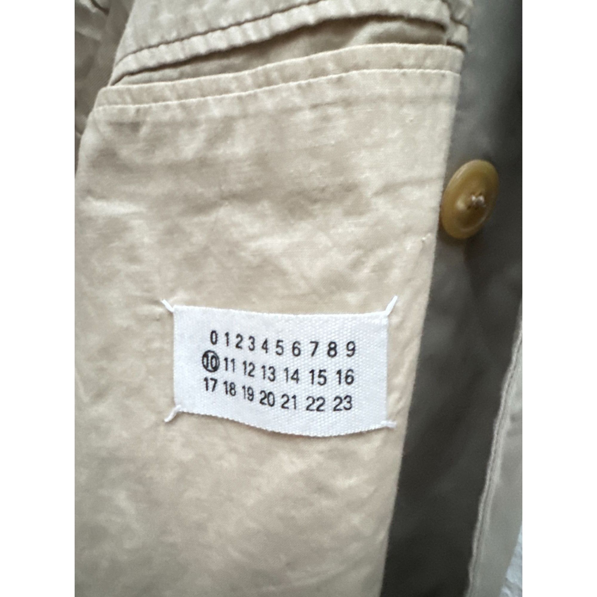 Maison Margiela Maison Martin Margiela SS 2001 Beige Trench Coat Size 50 / M Size US M / EU 48-50 / 2 - 8 Thumbnail